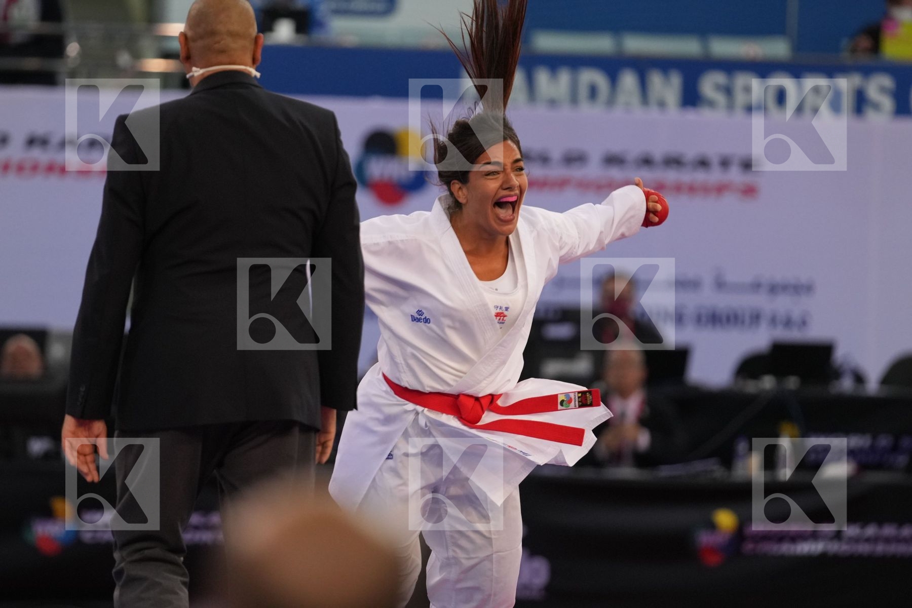 TORRES GARCIA MARIA (SPAIN) vs OKILA MENNA SHAABAN (EGYPT) in Female Kumite 68+ Kg - final bout