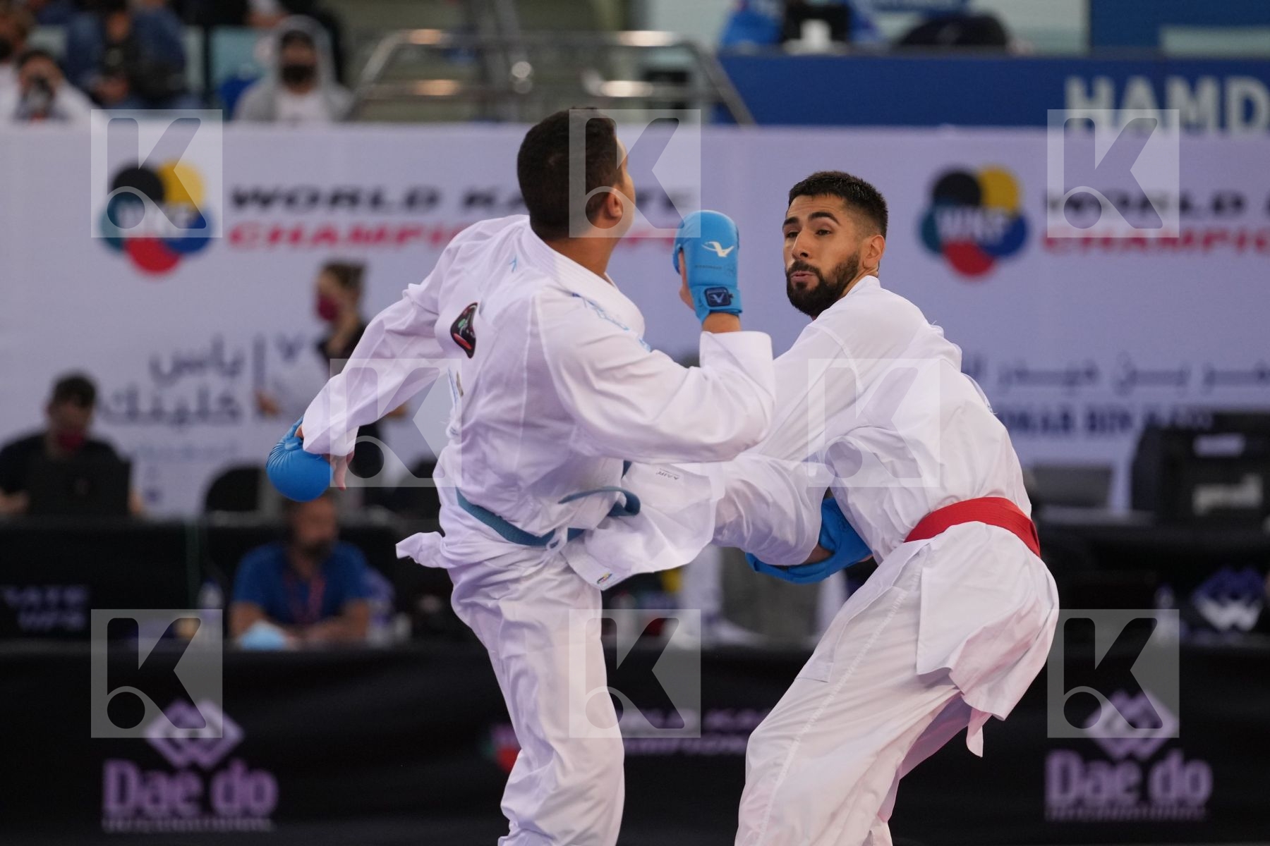 HUAIQUIMAN FABIAN (CHILE) vs BADAWY YOUSSEF (EGYPT) in Male Kumite -84 Kg - final bout