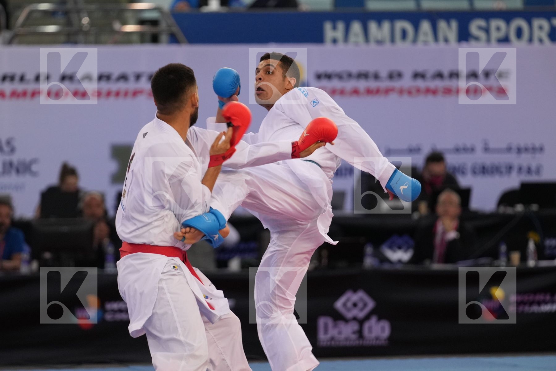 HUAIQUIMAN FABIAN (CHILE) vs BADAWY YOUSSEF (EGYPT) in Male Kumite -84 Kg - final bout