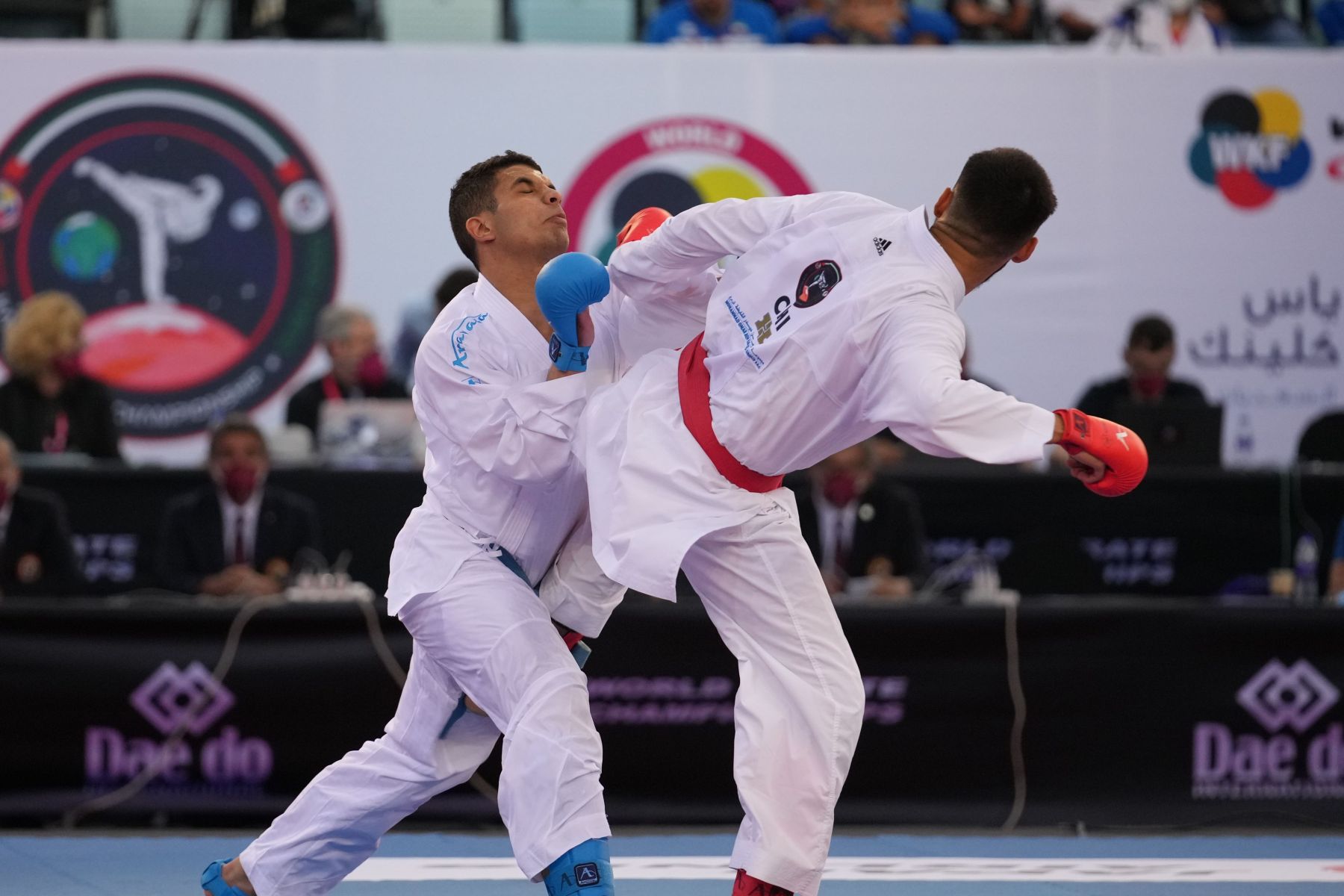 HUAIQUIMAN FABIAN (CHILE) vs BADAWY YOUSSEF (EGYPT) in Male Kumite -84 Kg - final bout