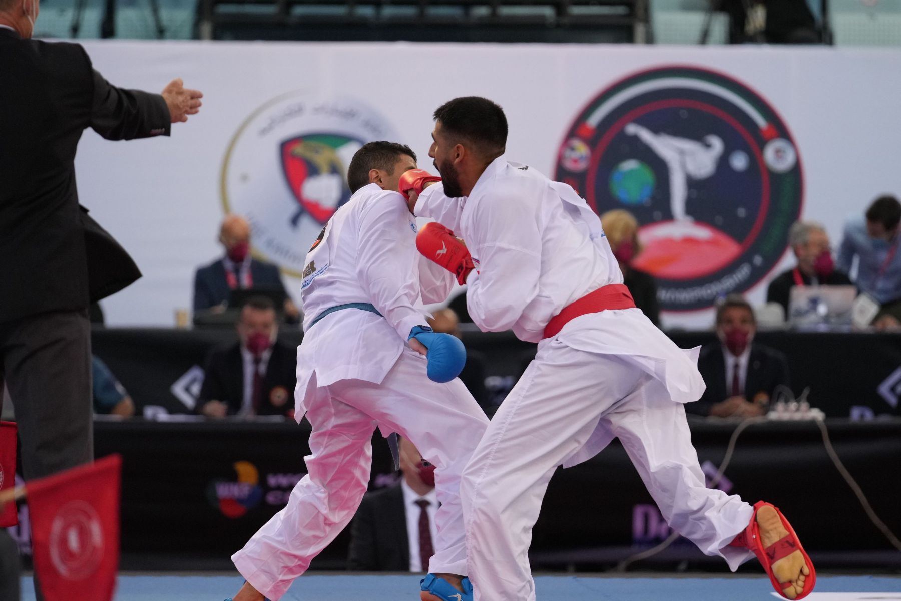 HUAIQUIMAN FABIAN (CHILE) vs BADAWY YOUSSEF (EGYPT) in Male Kumite -84 Kg - final bout