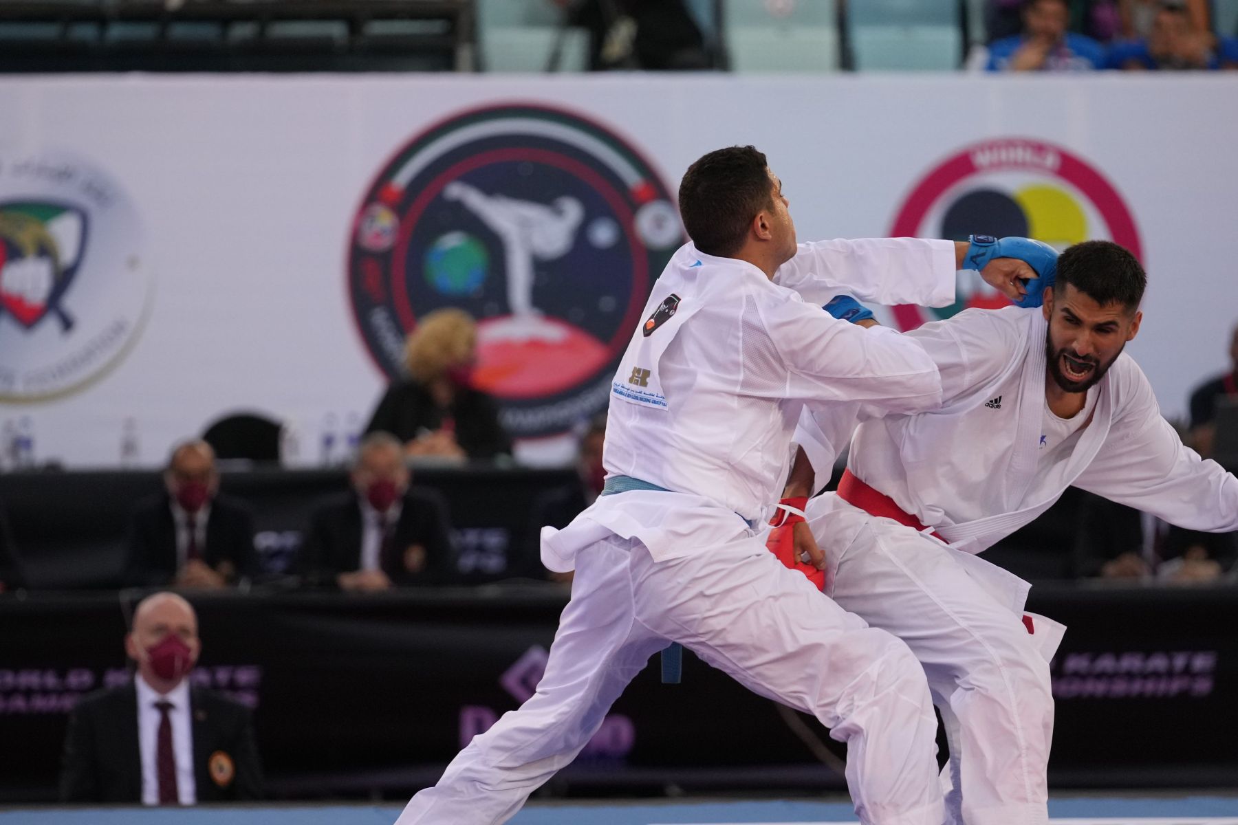 HUAIQUIMAN FABIAN (CHILE) vs BADAWY YOUSSEF (EGYPT) in Male Kumite -84 Kg - final bout