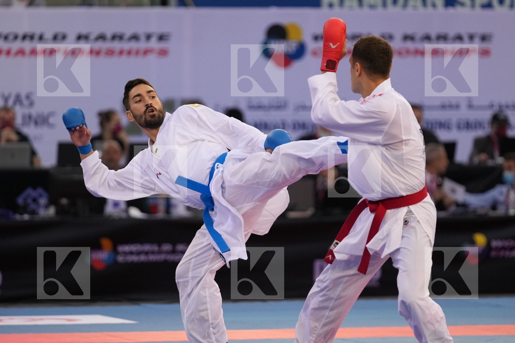 BROSE DOUGLAS (BRAZIL) vs CRESCENZO ANGELO (ITALY) in Male Kumite -60 Kg - final bout