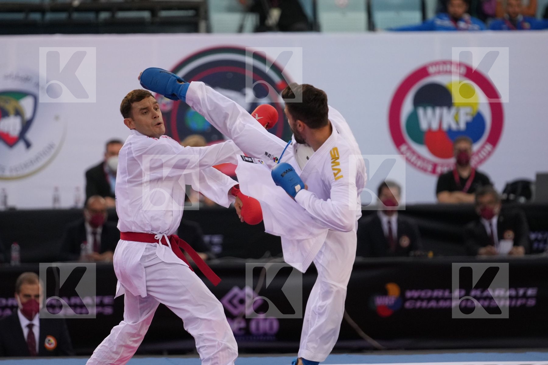 BROSE DOUGLAS (BRAZIL) vs CRESCENZO ANGELO (ITALY) in Male Kumite -60 Kg - final bout