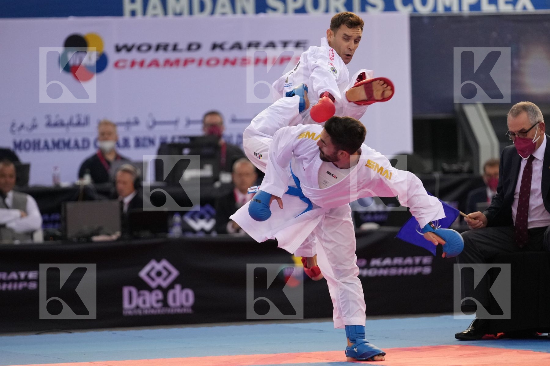 BROSE DOUGLAS (BRAZIL) vs CRESCENZO ANGELO (ITALY) in Male Kumite -60 Kg - final bout