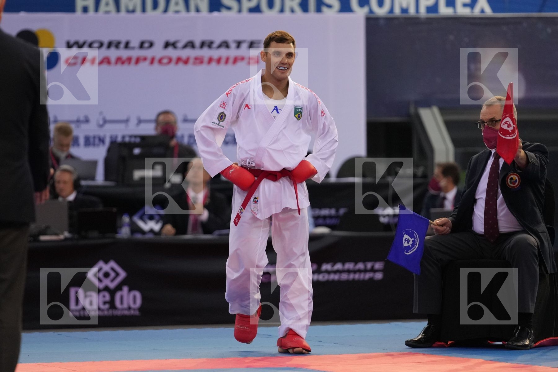 BROSE DOUGLAS (BRAZIL) vs CRESCENZO ANGELO (ITALY) in Male Kumite -60 Kg - final bout