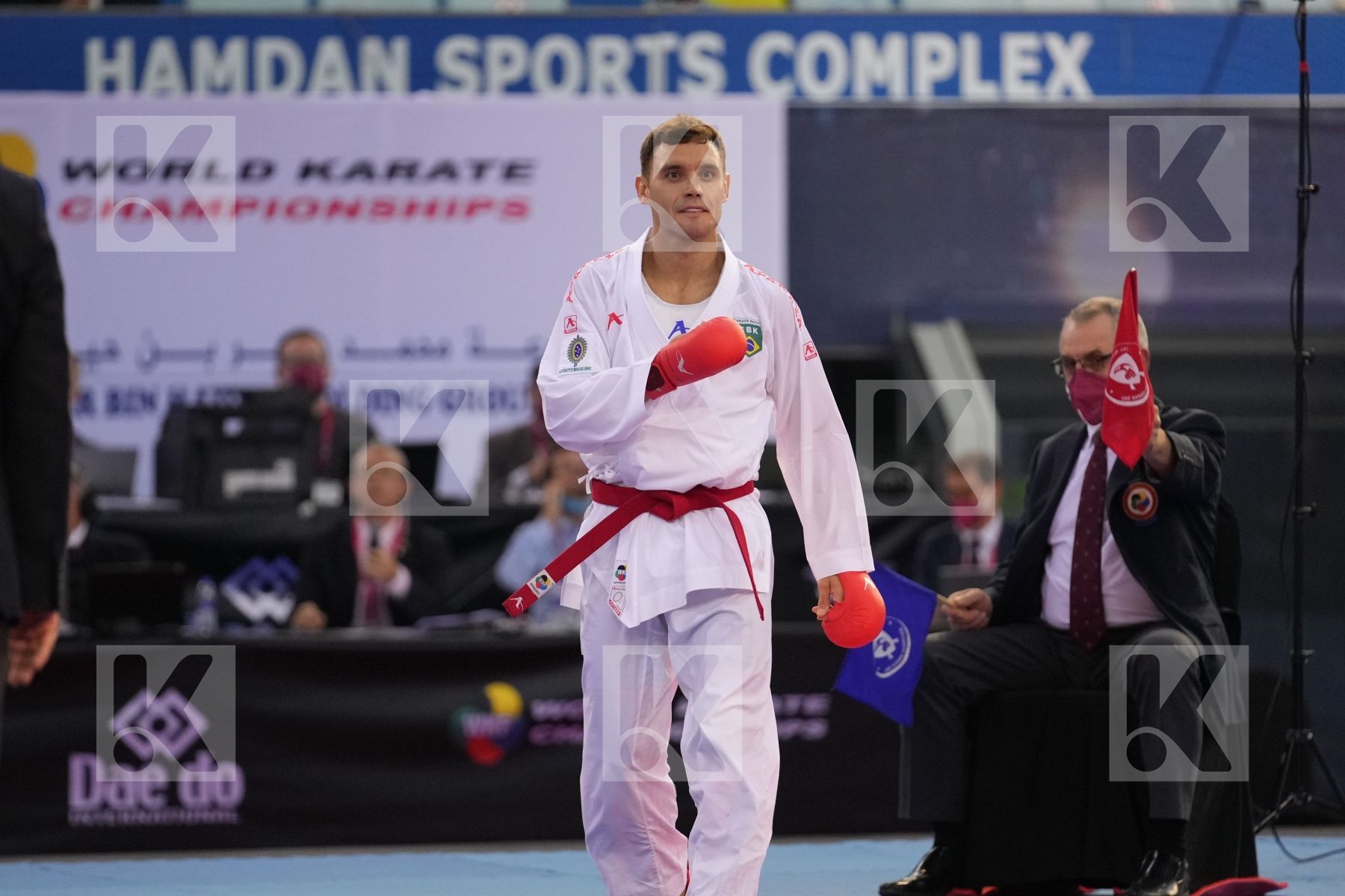 BROSE DOUGLAS (BRAZIL) vs CRESCENZO ANGELO (ITALY) in Male Kumite -60 Kg - final bout