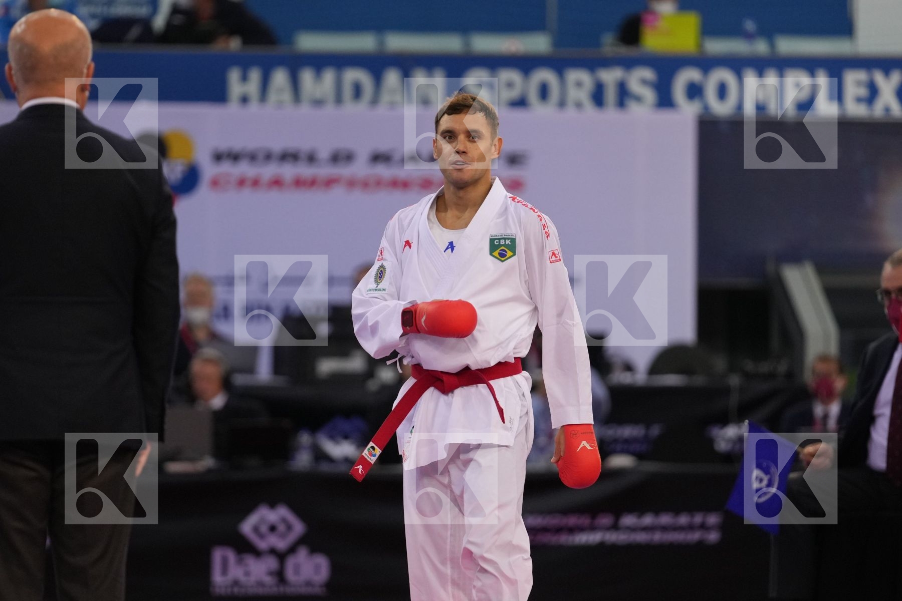 BROSE DOUGLAS (BRAZIL) vs CRESCENZO ANGELO (ITALY) in Male Kumite -60 Kg - final bout