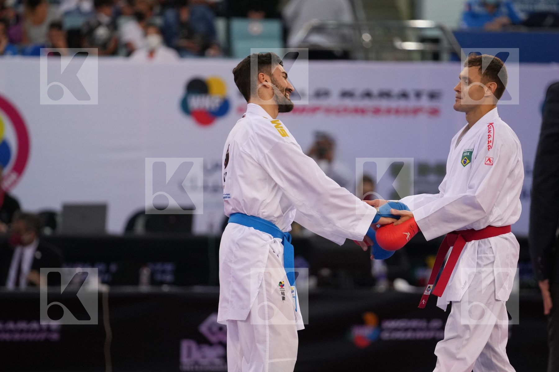 BROSE DOUGLAS (BRAZIL) vs CRESCENZO ANGELO (ITALY) in Male Kumite -60 Kg - final bout