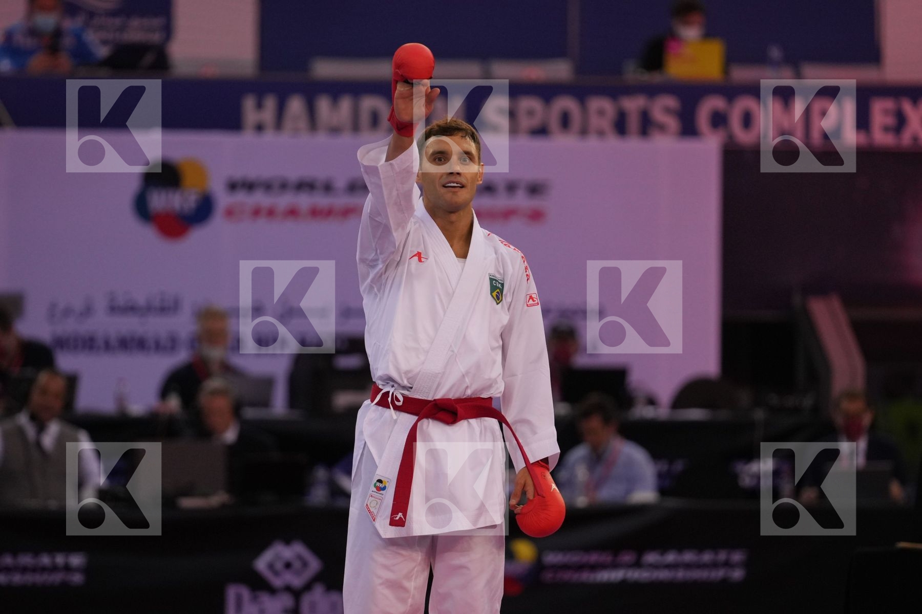 BROSE DOUGLAS (BRAZIL) vs CRESCENZO ANGELO (ITALY) in Male Kumite -60 Kg - final bout