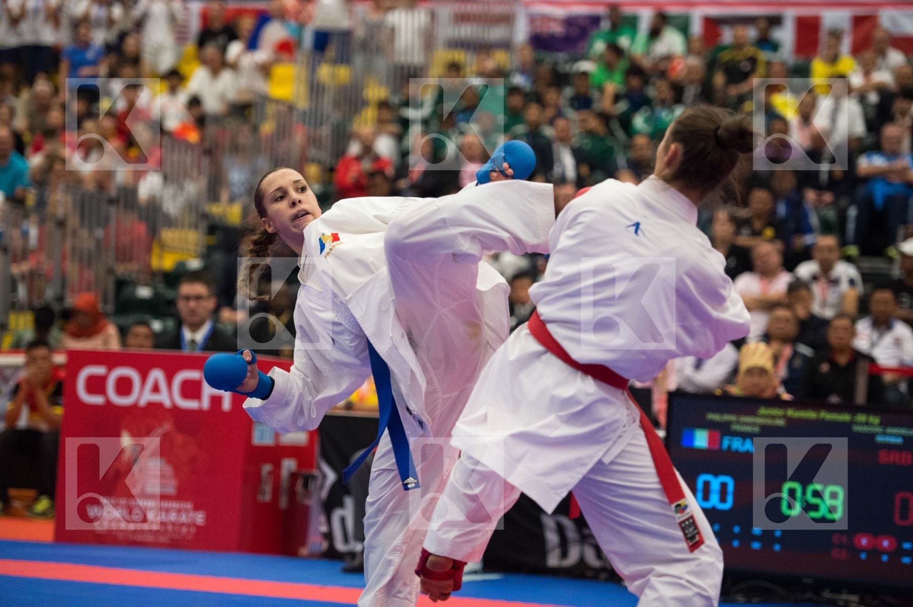-59 kg Arawaza France Junior Philippe Gwendoline Serbia Vasovic
