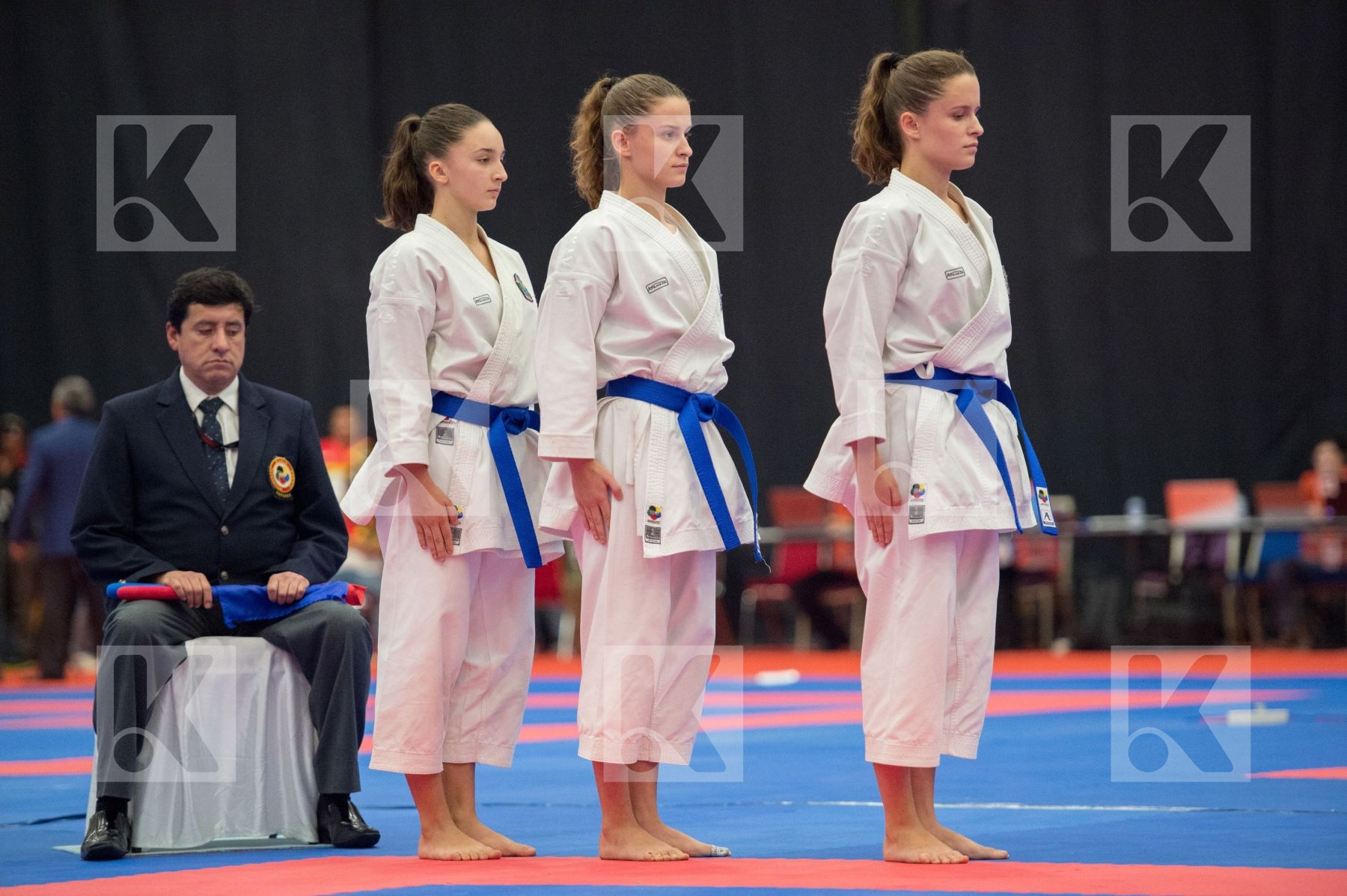 Arawaza cadet female Fyr Of Macedonia Junior Kata team
