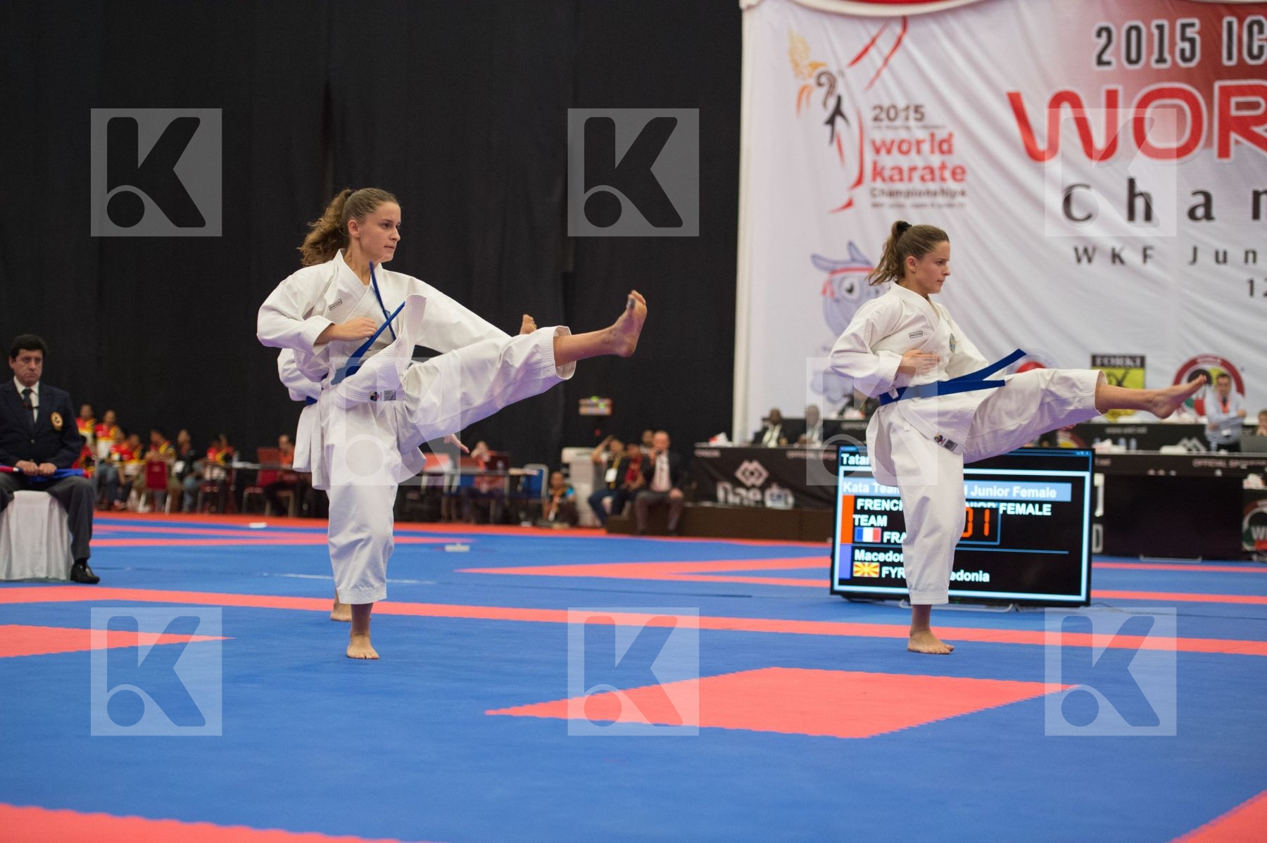 Arawaza cadet female Fyr Of Macedonia Junior Kata team