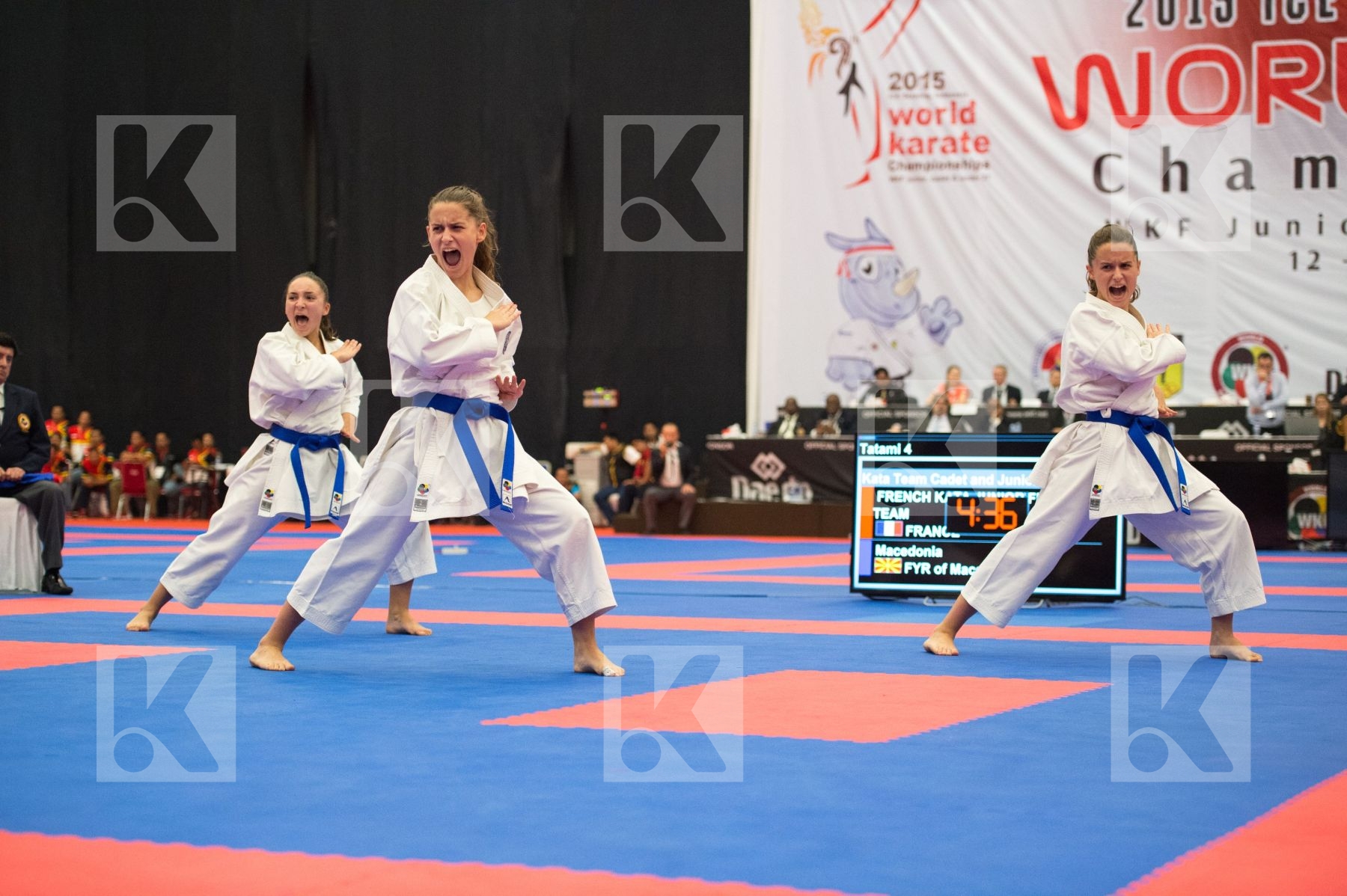 Arawaza cadet female Fyr Of Macedonia Junior Kata team