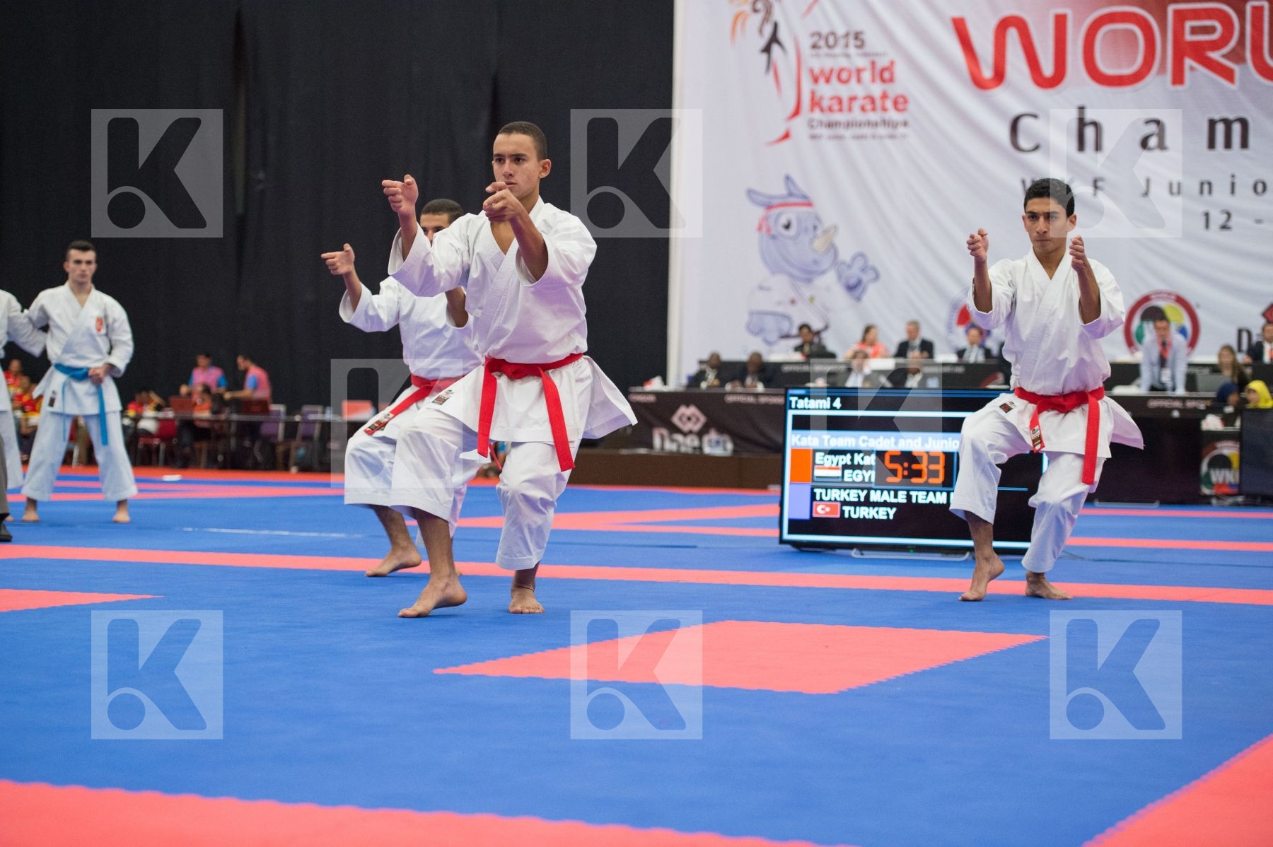 cadet Egypt Junior Kata male team