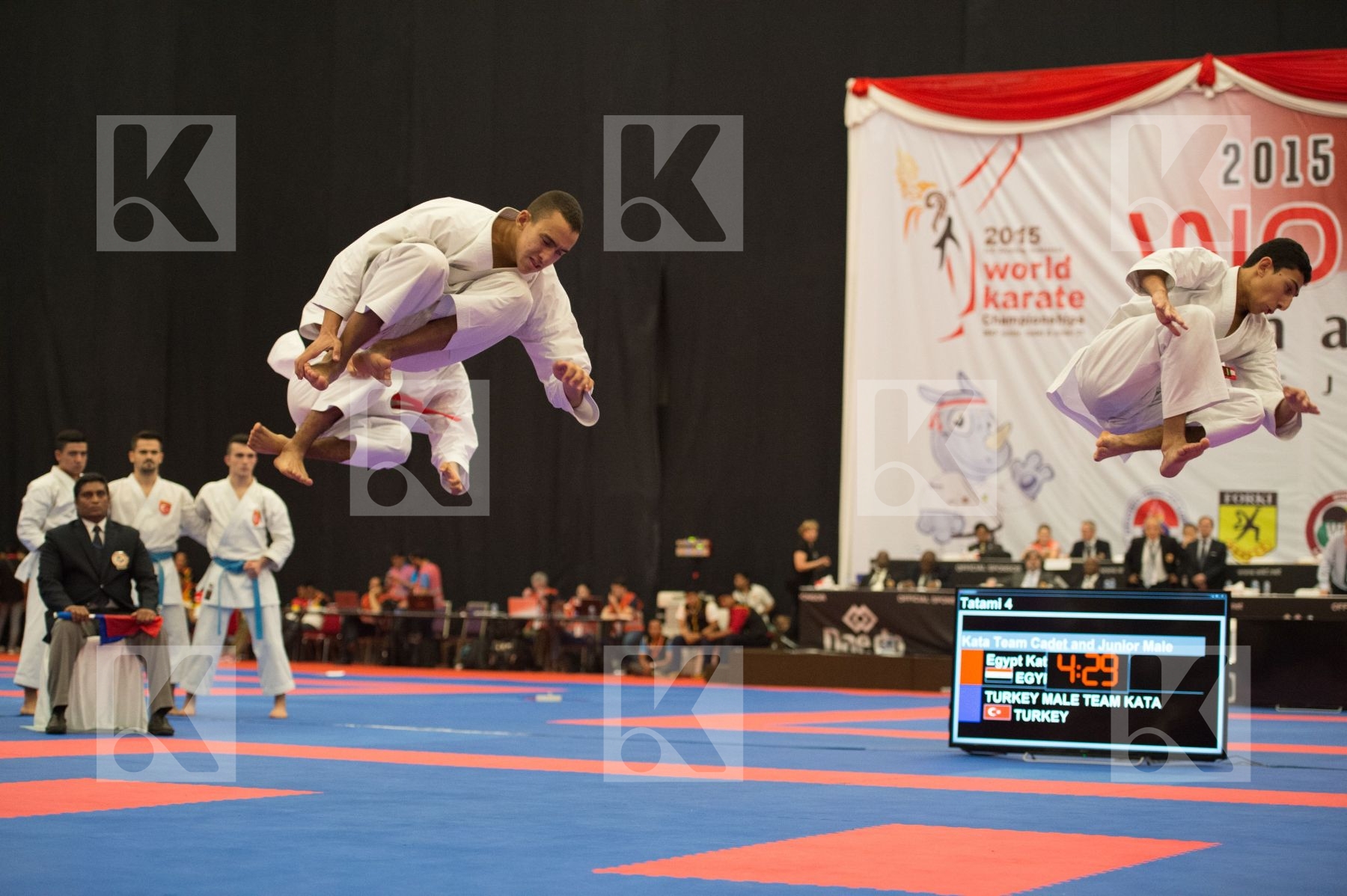 cadet Egypt Junior Kata male team