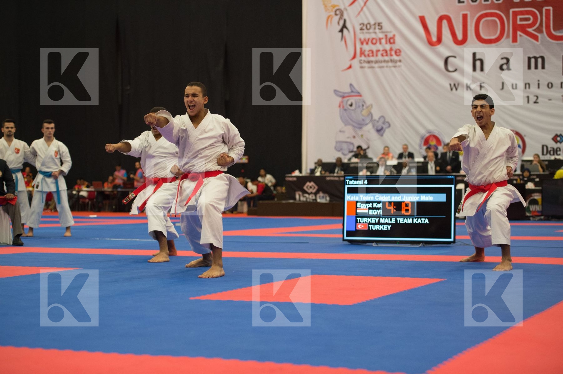 cadet Egypt Junior Kata male team