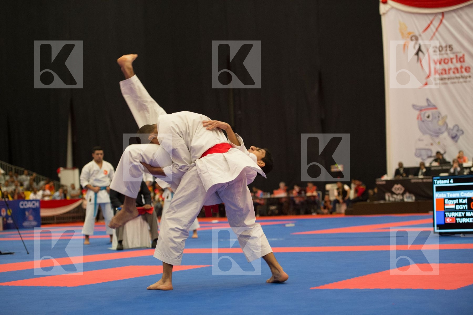 cadet Egypt Junior Kata male team