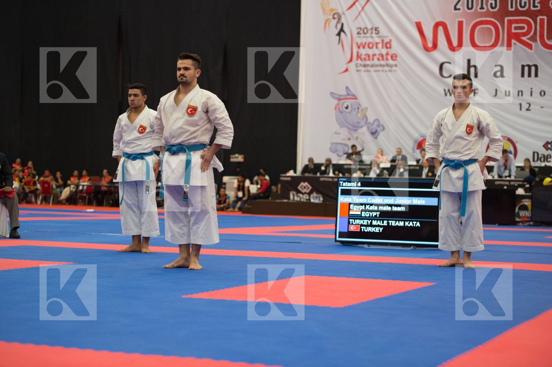 cadet Junior Kata male team Turkey
