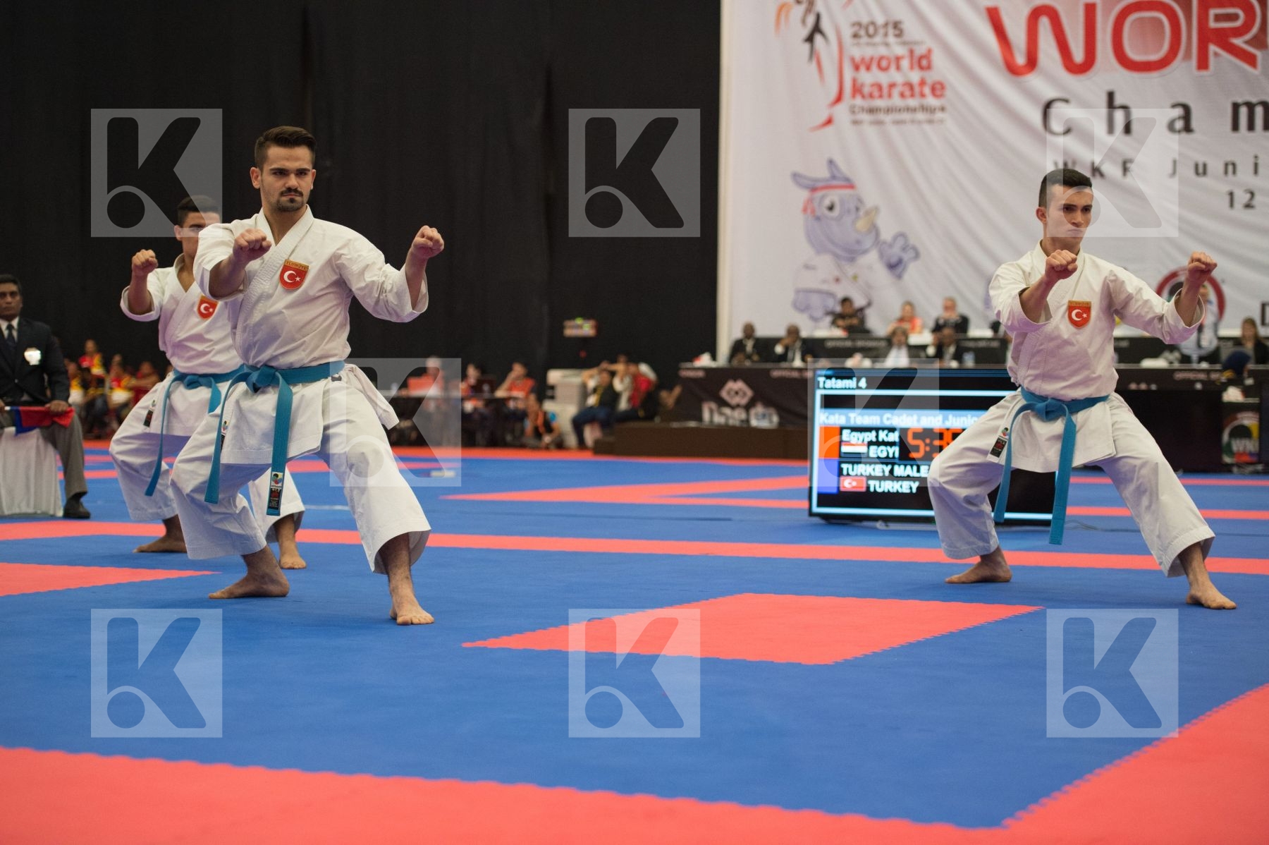 cadet Junior Kata male team Turkey