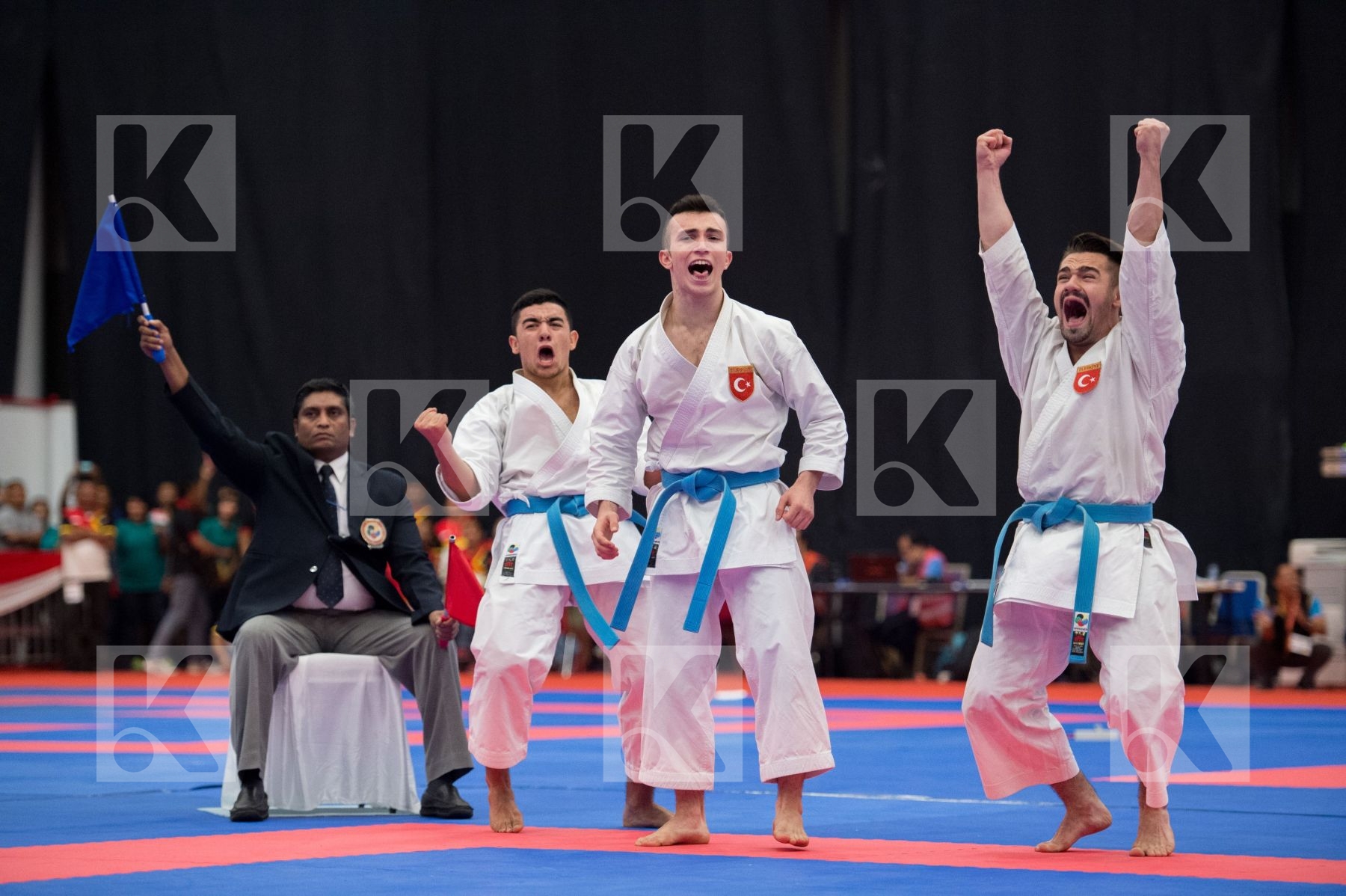 cadet Junior Kata male team Turkey