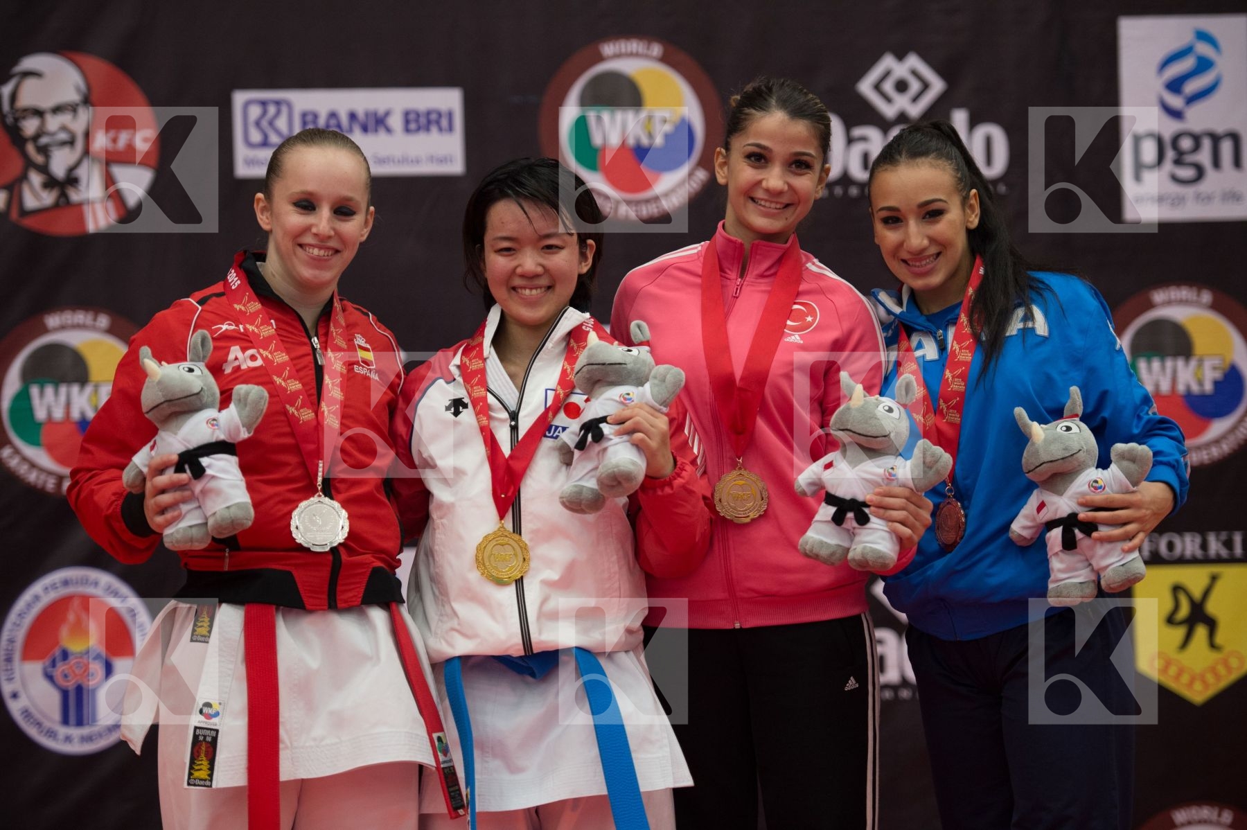 Bozan Dilara D Onofrio Terryana Furukawa Karen Italy Japan Kata