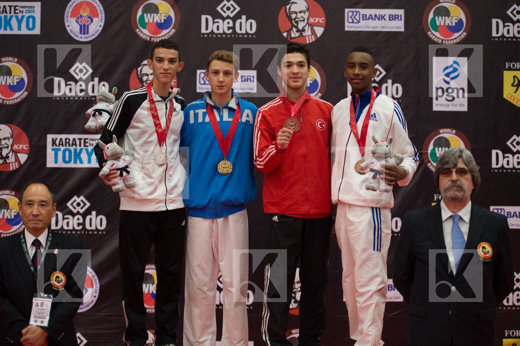 -63 kg Arioli Andrea cadet Cizo Kilian France Gok Samed Italy Mo