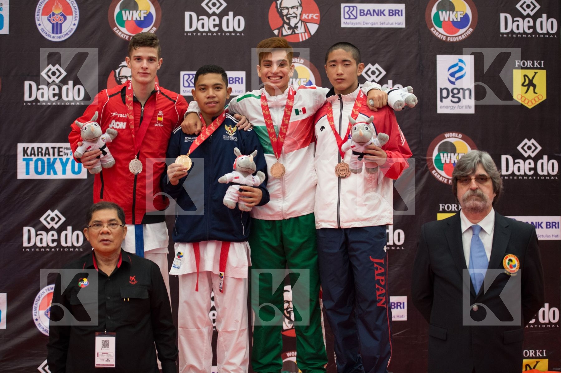 -70 kg cadet Camacho Torres Marc Faqih Karomi Indonesia Japan Ku