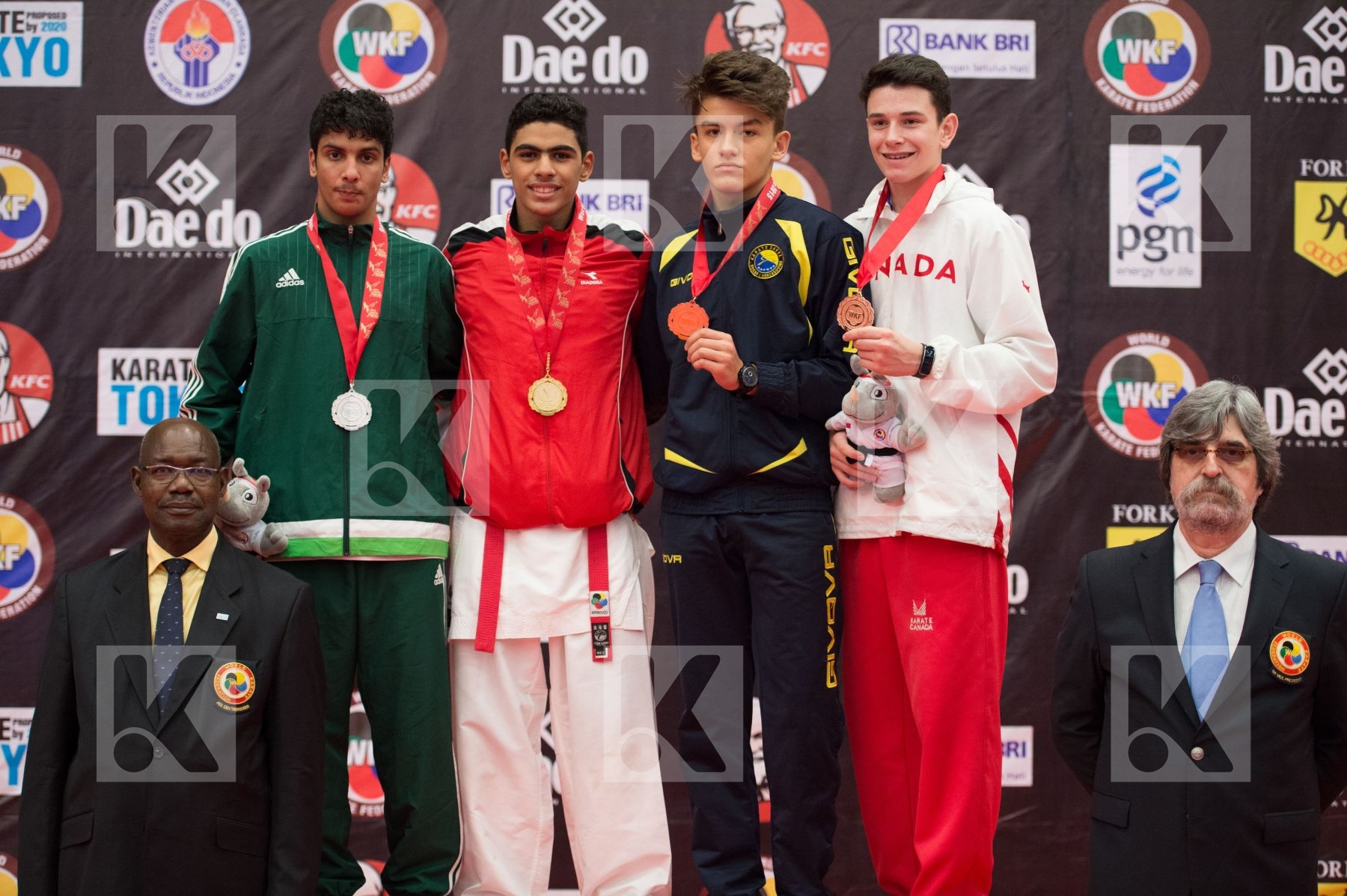 70+ kg Alazmi Omar Bosnia And Herzegovina cadet Cajic Hamza Cana