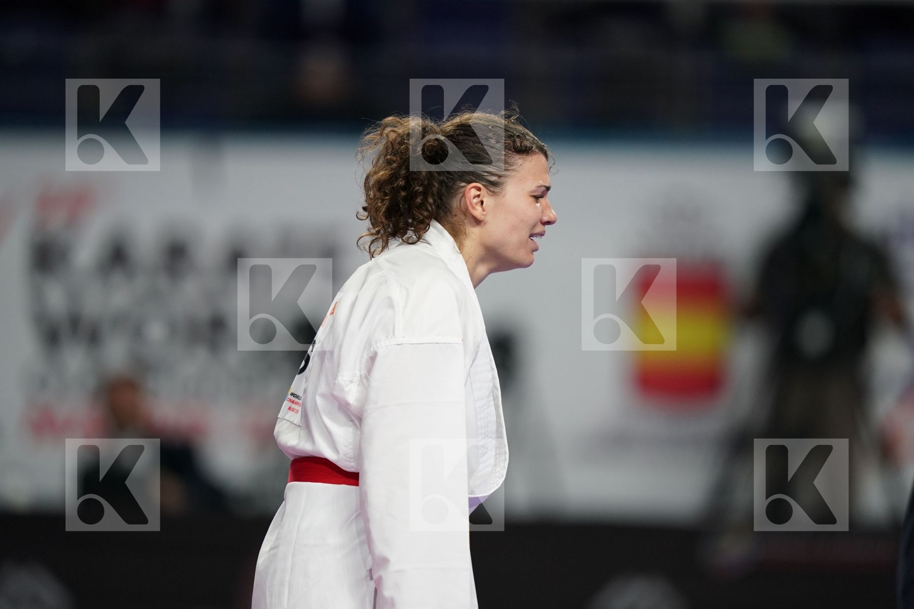 HANA ANTUNOVIC (SWEDEN) vs ANNE LAURE FLORENTIN (FRANCE) in Junior Kumite Male 68 + Kg - Bronze bout