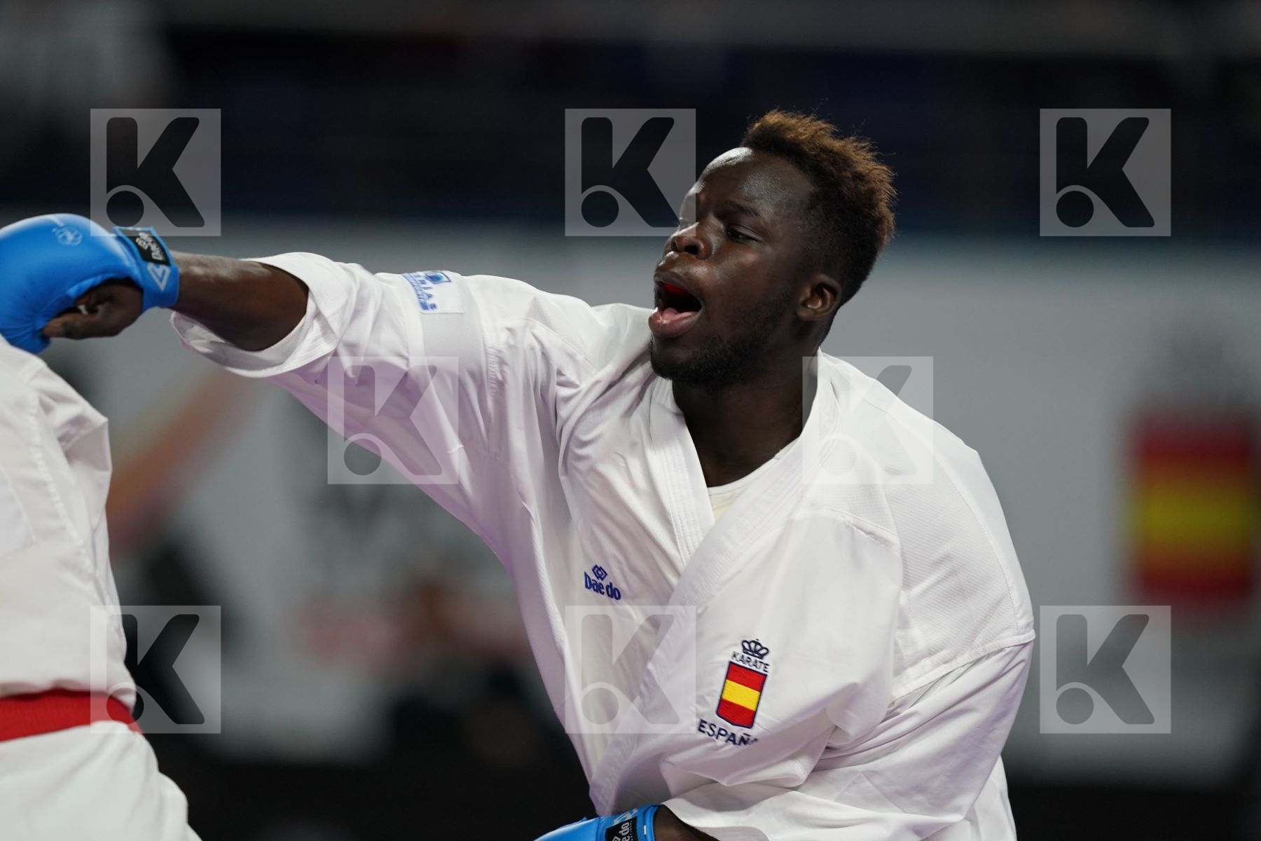 FILIPE REIS (PORTUGAL) vs BABACAR SECK SAKHO (SPAIN) in Senior Kumite 84+ Kg - Bronze bout