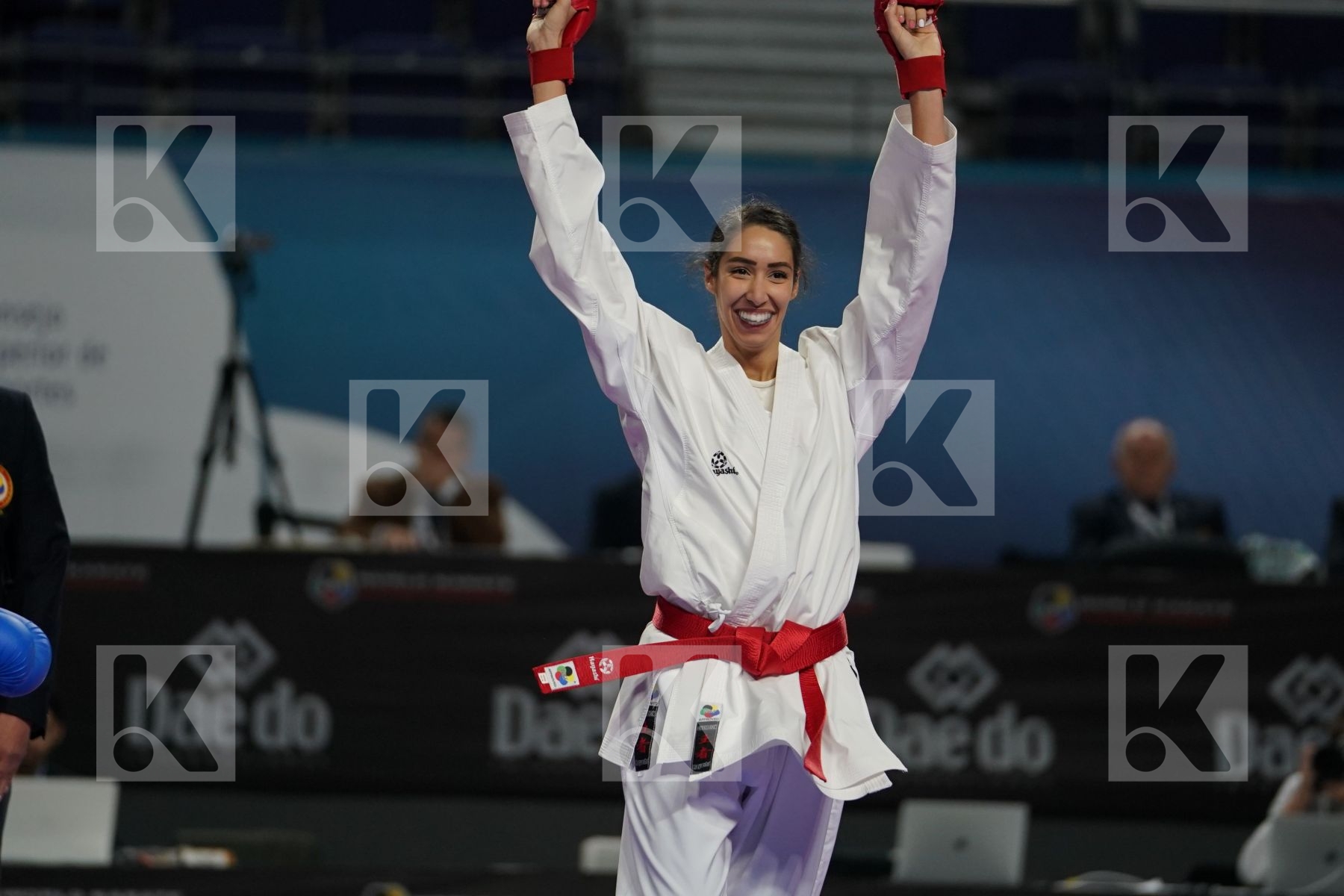 LAMYA MATOUB (ALGERIA) vs MARYIA ALIAKSEYEVA (BELARUS) in Senior Kumite Ð 68 Kg - Bronze bout