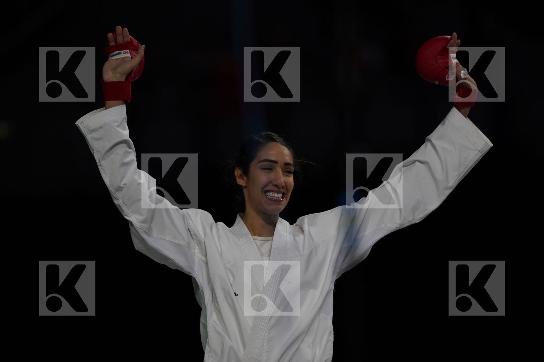 LAMYA MATOUB (ALGERIA) vs MARYIA ALIAKSEYEVA (BELARUS) in Senior Kumite Ð 68 Kg - Bronze bout