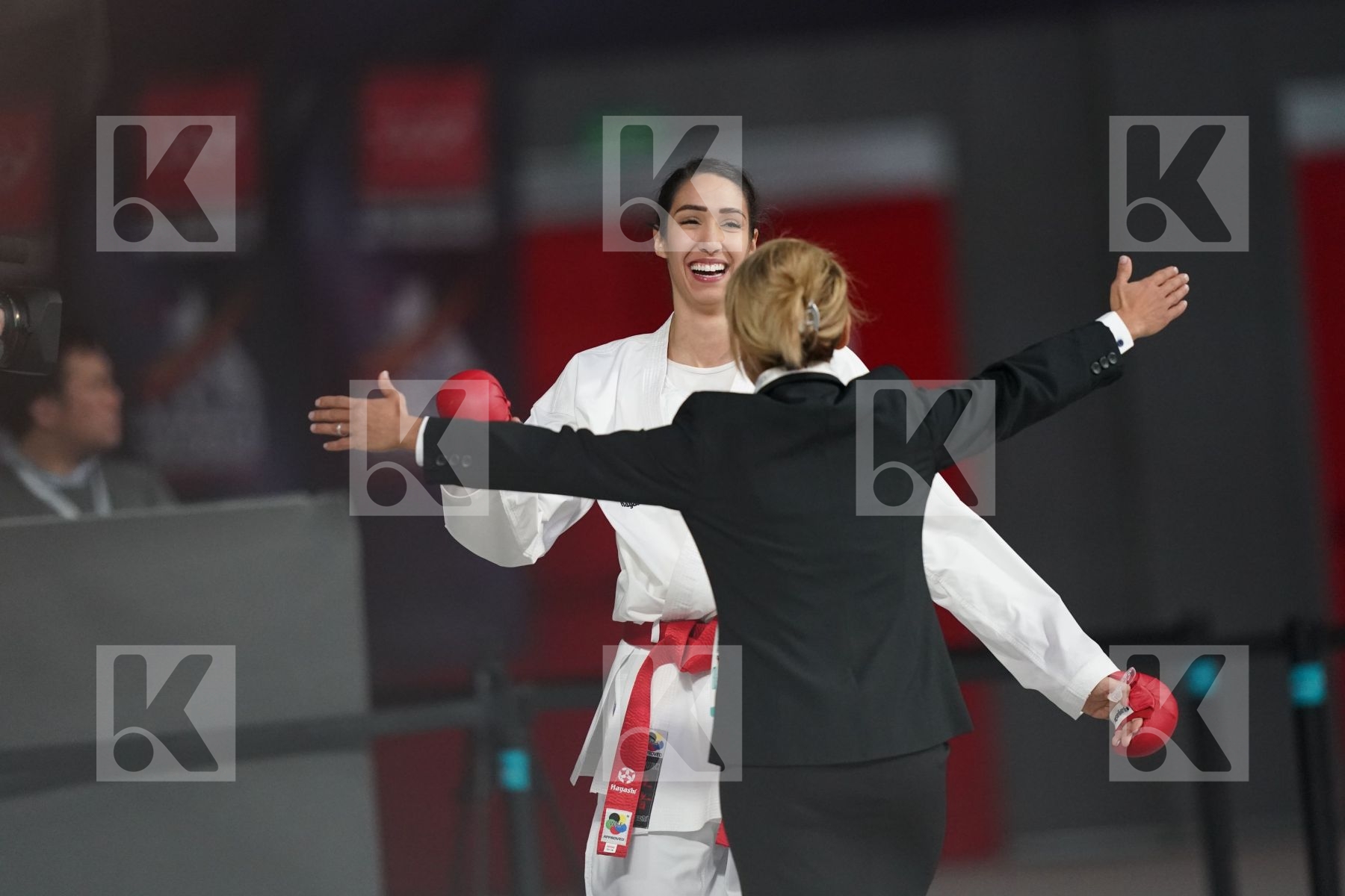 LAMYA MATOUB (ALGERIA) vs MARYIA ALIAKSEYEVA (BELARUS) in Senior Kumite Ð 68 Kg - Bronze bout