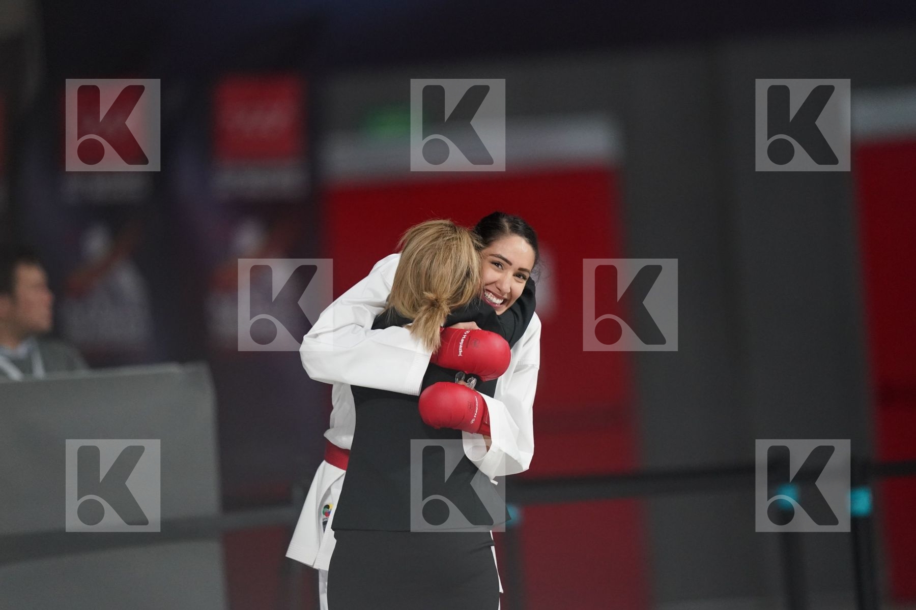 LAMYA MATOUB (ALGERIA) vs MARYIA ALIAKSEYEVA (BELARUS) in Senior Kumite Ð 68 Kg - Bronze bout