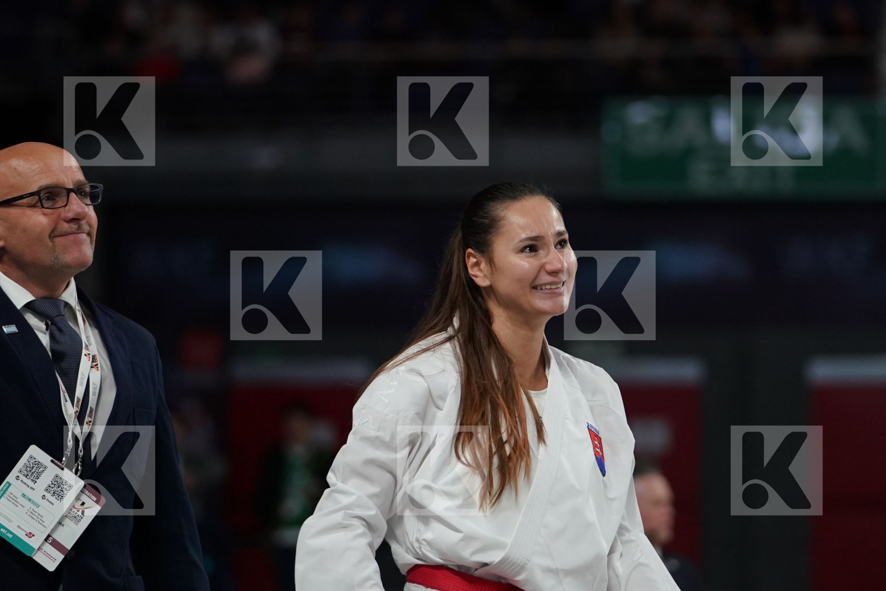 MIROSLAVA KOPUNOVA (SLOVAKIA) vs HALYNA MELNYK (UKRAINE) in Senior Kumite Ð 68 Kg - Bronze bout