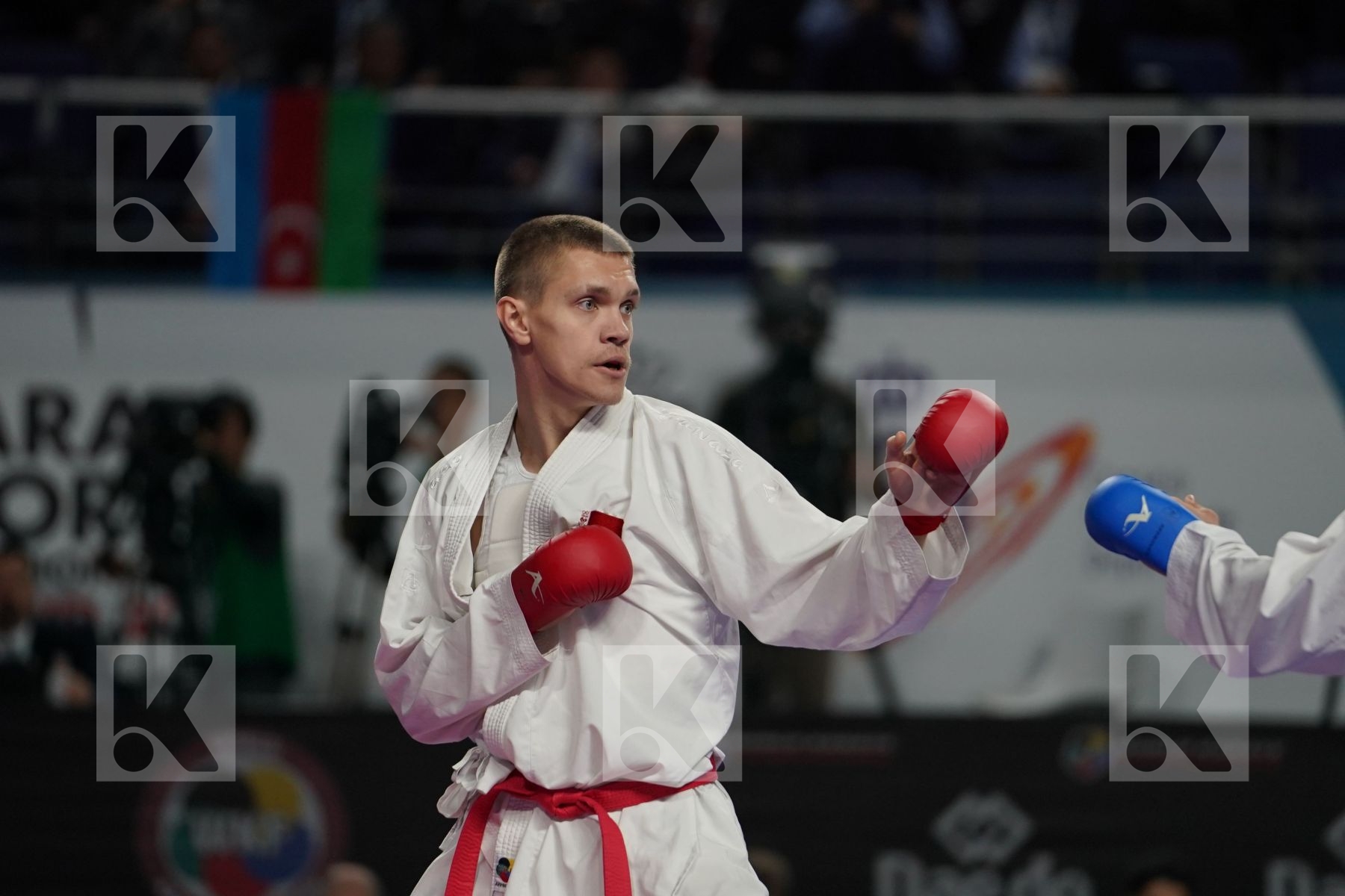 ANTON ISAKAU (BELARUS) vs UGUR AKTAS (TURKEY) in Senior Kumite Ð 84 Kg - Bronze bout