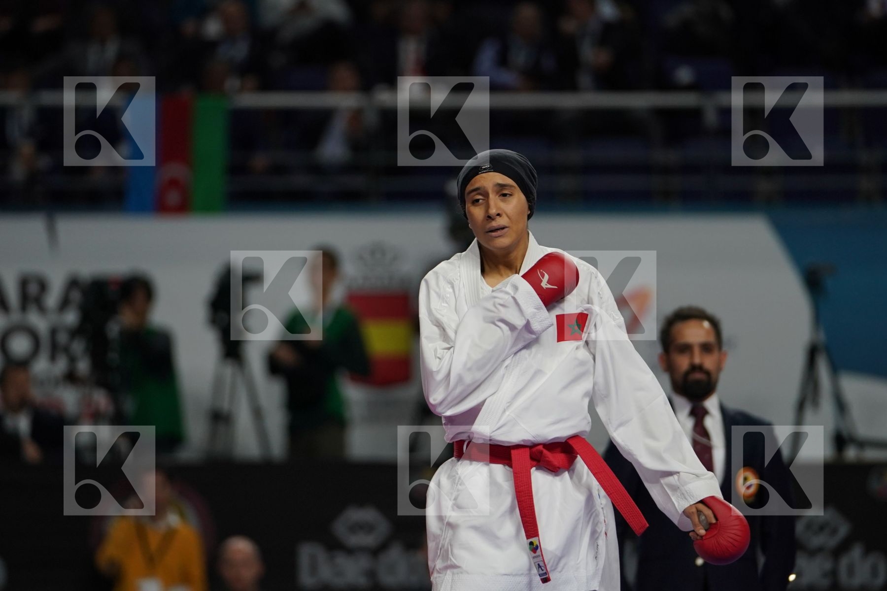 BTISSAM SADINI (MOROCCO) vs LAURA PASQUA (ITALY) in Senior Kumite Ð 61 Kg - Bronze bout