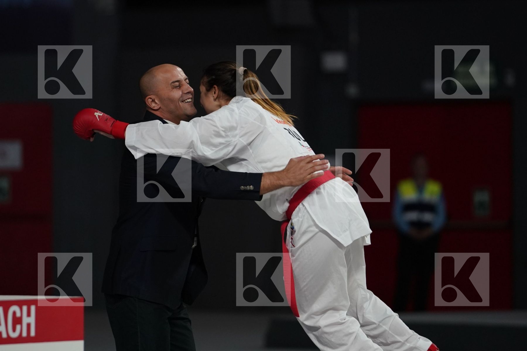IVET GORANOVA (BULGARIA) vs SARA YAMADA (JAPAN) in Senior Kumite -55 Kg - Bronze bout