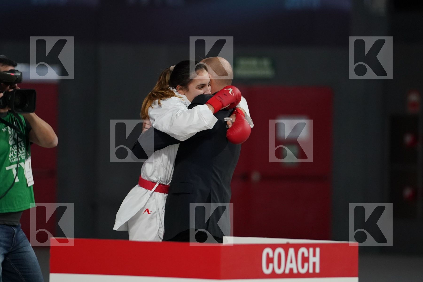 IVET GORANOVA (BULGARIA) vs SARA YAMADA (JAPAN) in Senior Kumite -55 Kg - Bronze bout