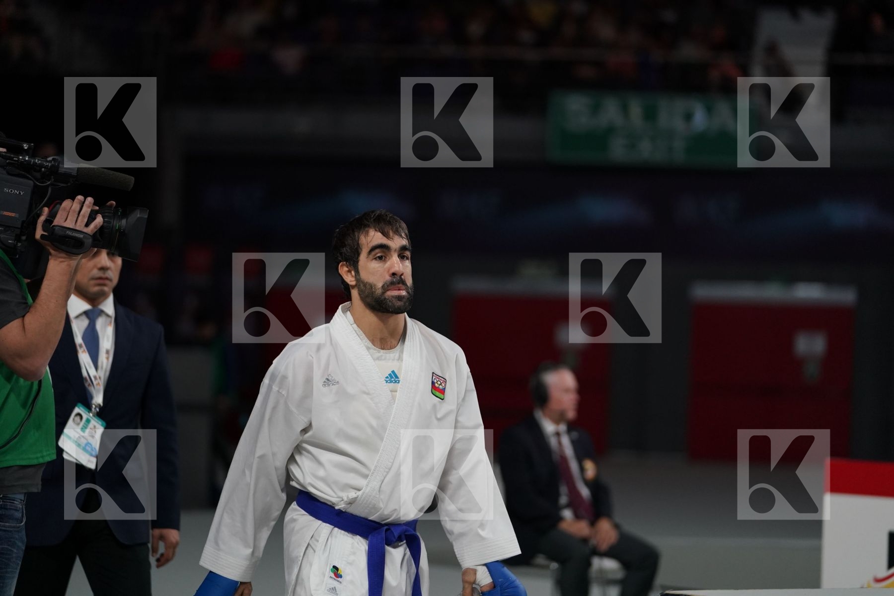 DASTONBEK OTABOLAEV (UZBEKISTAN) vs RAFAEL AGHAYEV (AZERBAIJAN) in Senior Kumite Ð 75 Kg - Bronze bout