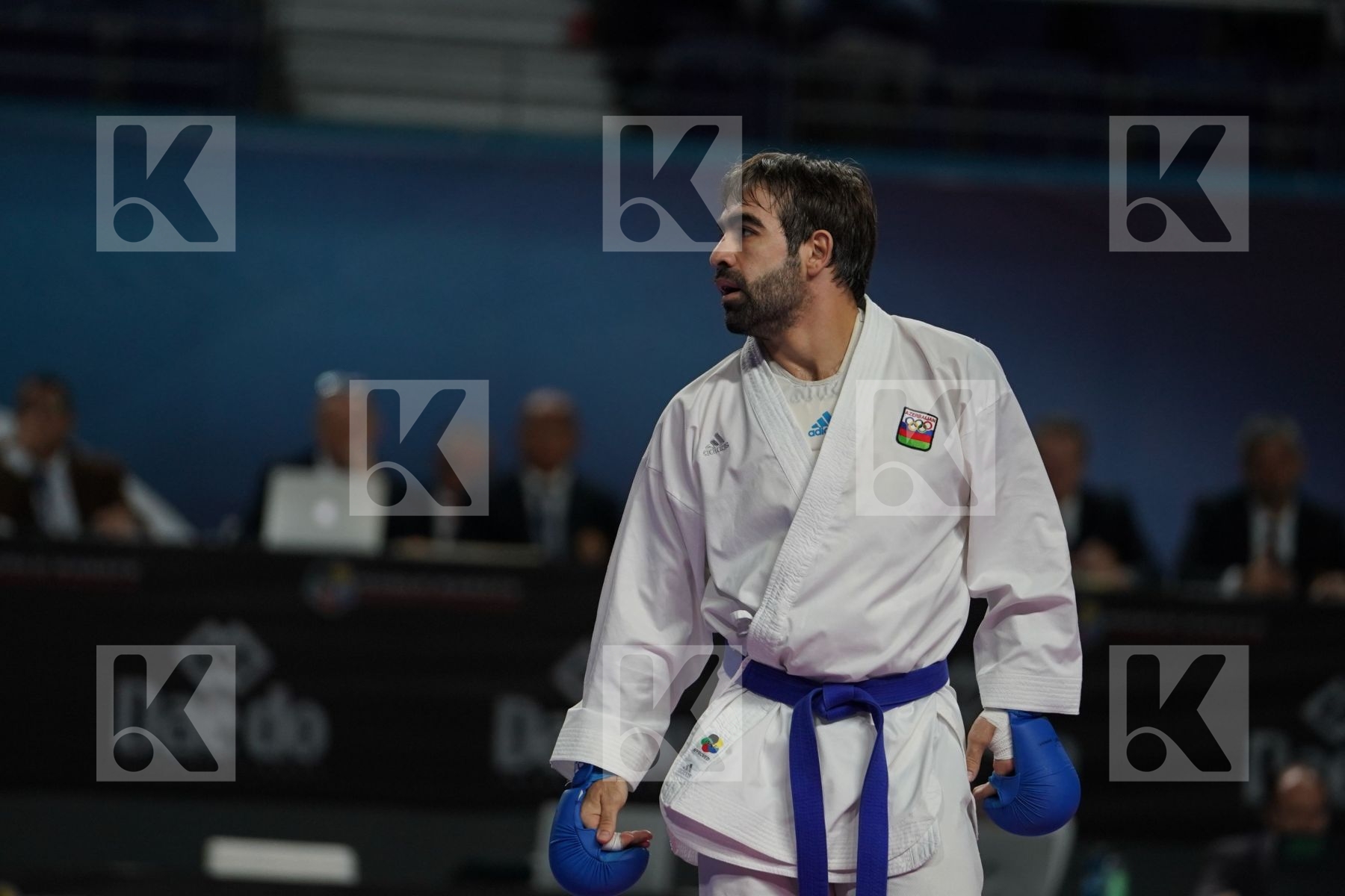 DASTONBEK OTABOLAEV (UZBEKISTAN) vs RAFAEL AGHAYEV (AZERBAIJAN) in Senior Kumite Ð 75 Kg - Bronze bout