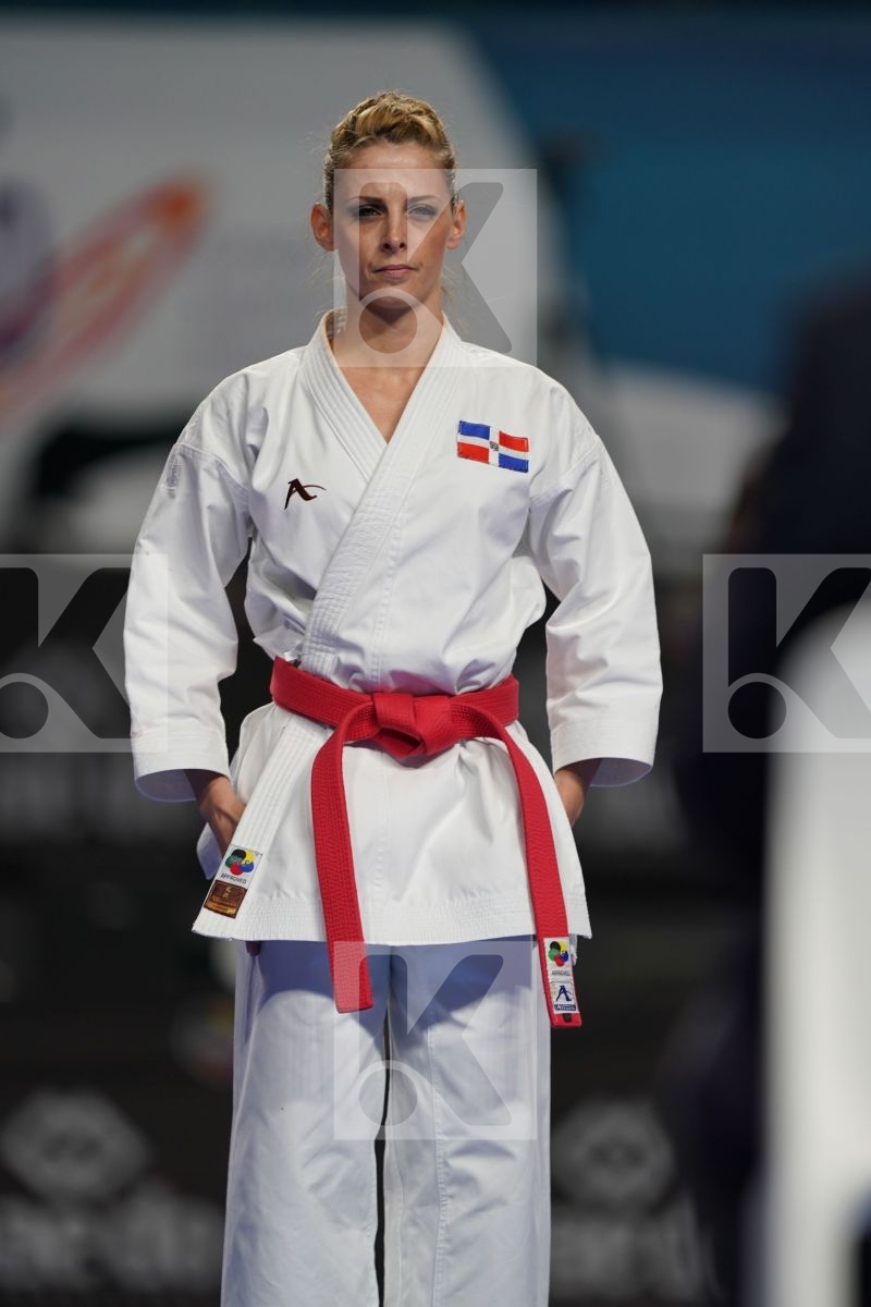 MARIA DIMITROVA (DOMINICAN REPUBLIC) vs MO SHEUNG GRACE LAU (HONG KONG, CHINA) in Senior Female Kata - Bronze bout