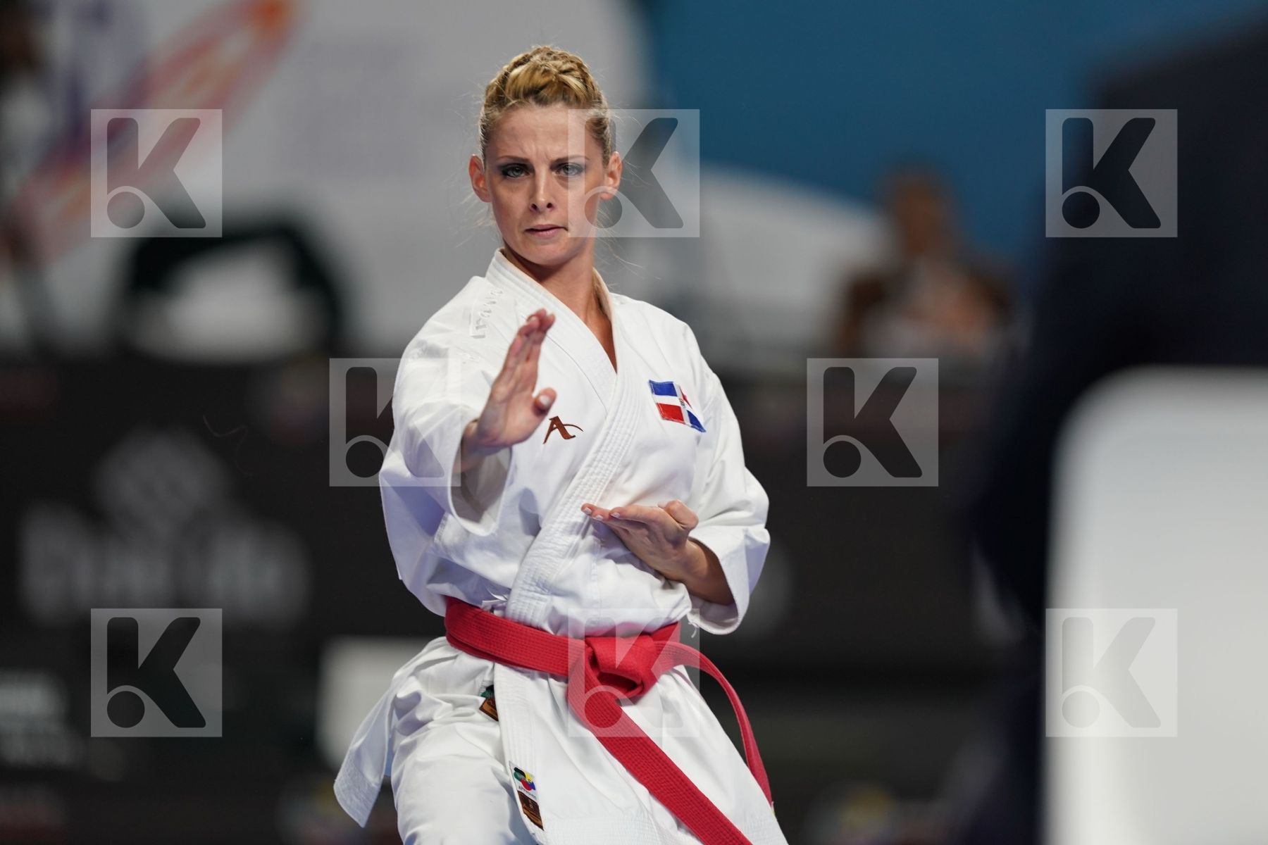 MARIA DIMITROVA (DOMINICAN REPUBLIC) vs MO SHEUNG GRACE LAU (HONG KONG, CHINA) in Senior Female Kata - Bronze bout