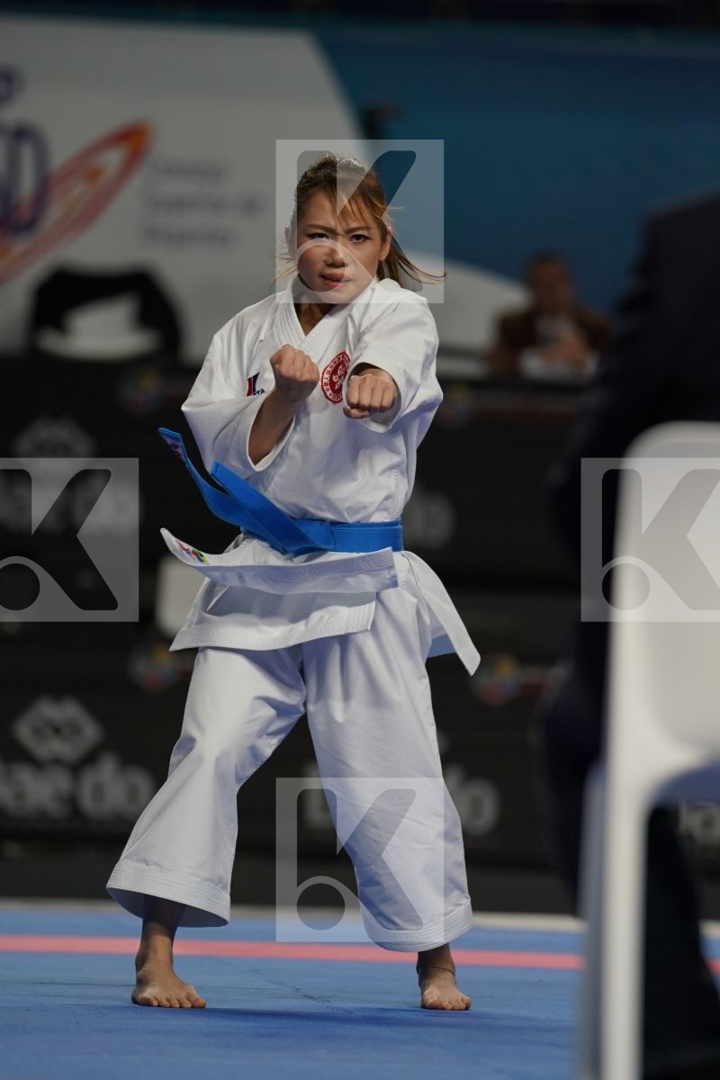 MARIA DIMITROVA (DOMINICAN REPUBLIC) vs MO SHEUNG GRACE LAU (HONG KONG, CHINA) in Senior Female Kata - Bronze bout