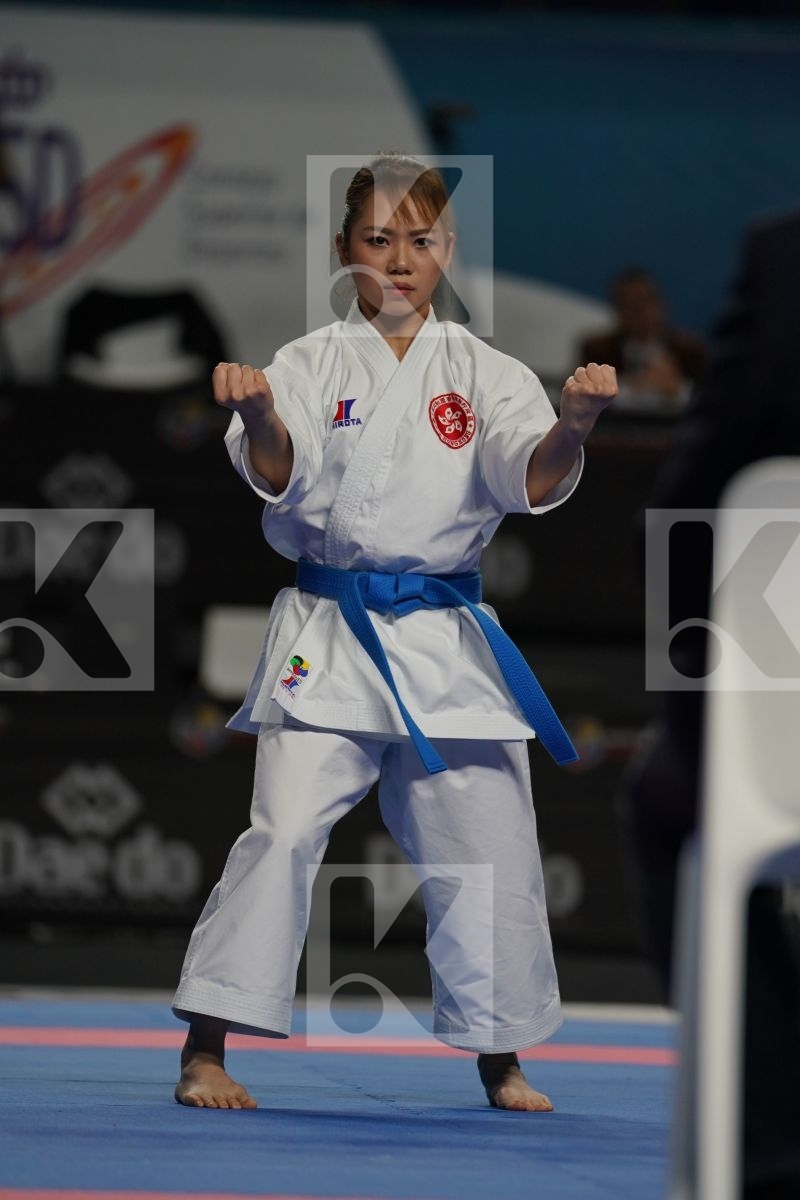 MARIA DIMITROVA (DOMINICAN REPUBLIC) vs MO SHEUNG GRACE LAU (HONG KONG, CHINA) in Senior Female Kata - Bronze bout
