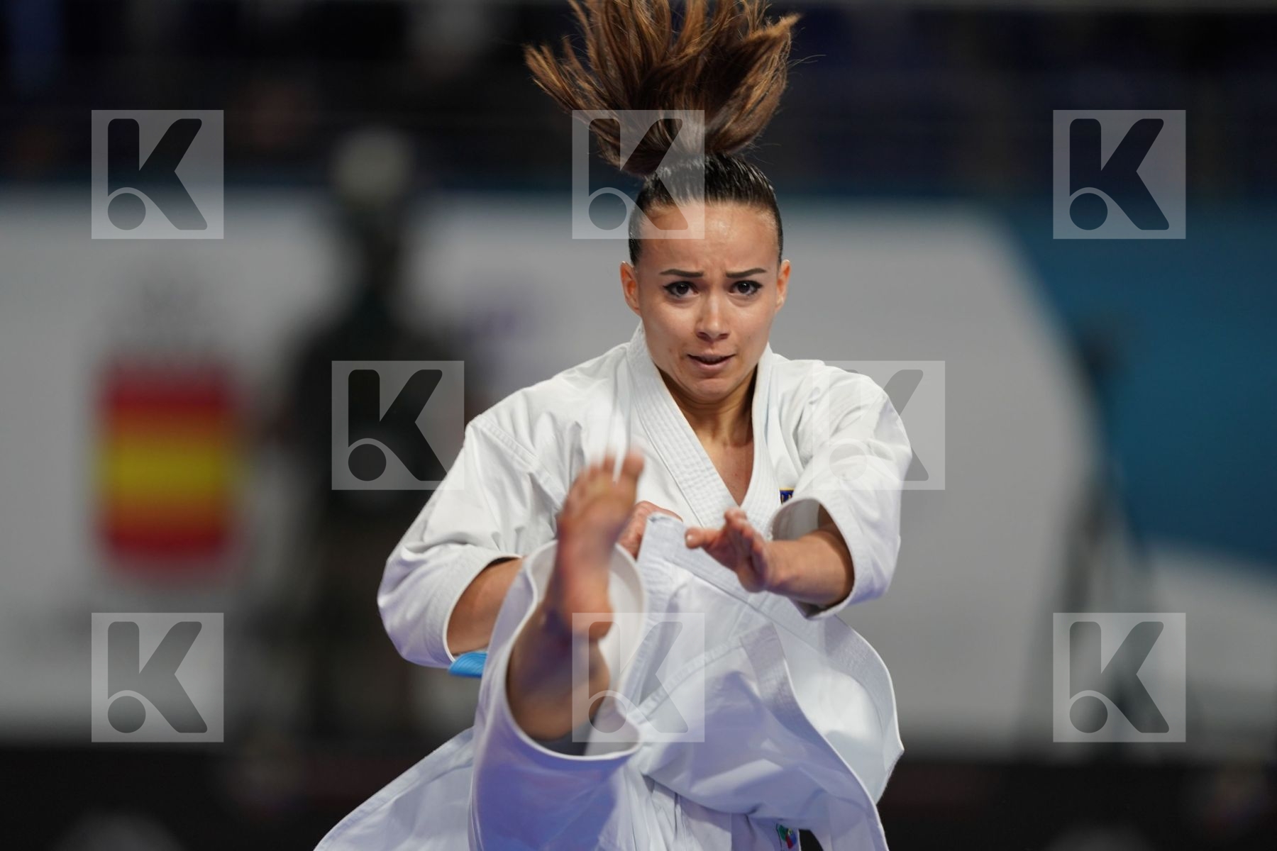 ALEXANDRA FERACCI (FRANCE) vs VIVIANA BOTTARO (ITALY) in Senior Female Kata - Bronze bout