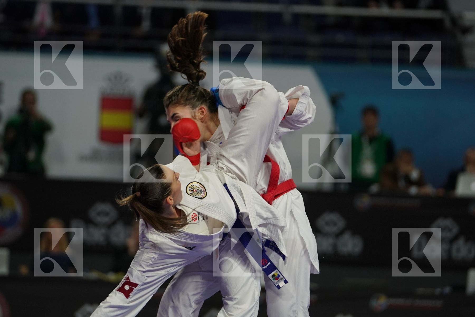 JELENA PEHAR (CROATIA) vs BETTINA PLANK (AUSTRIA) in Senior Kumite -50 Kg - Bronze bout