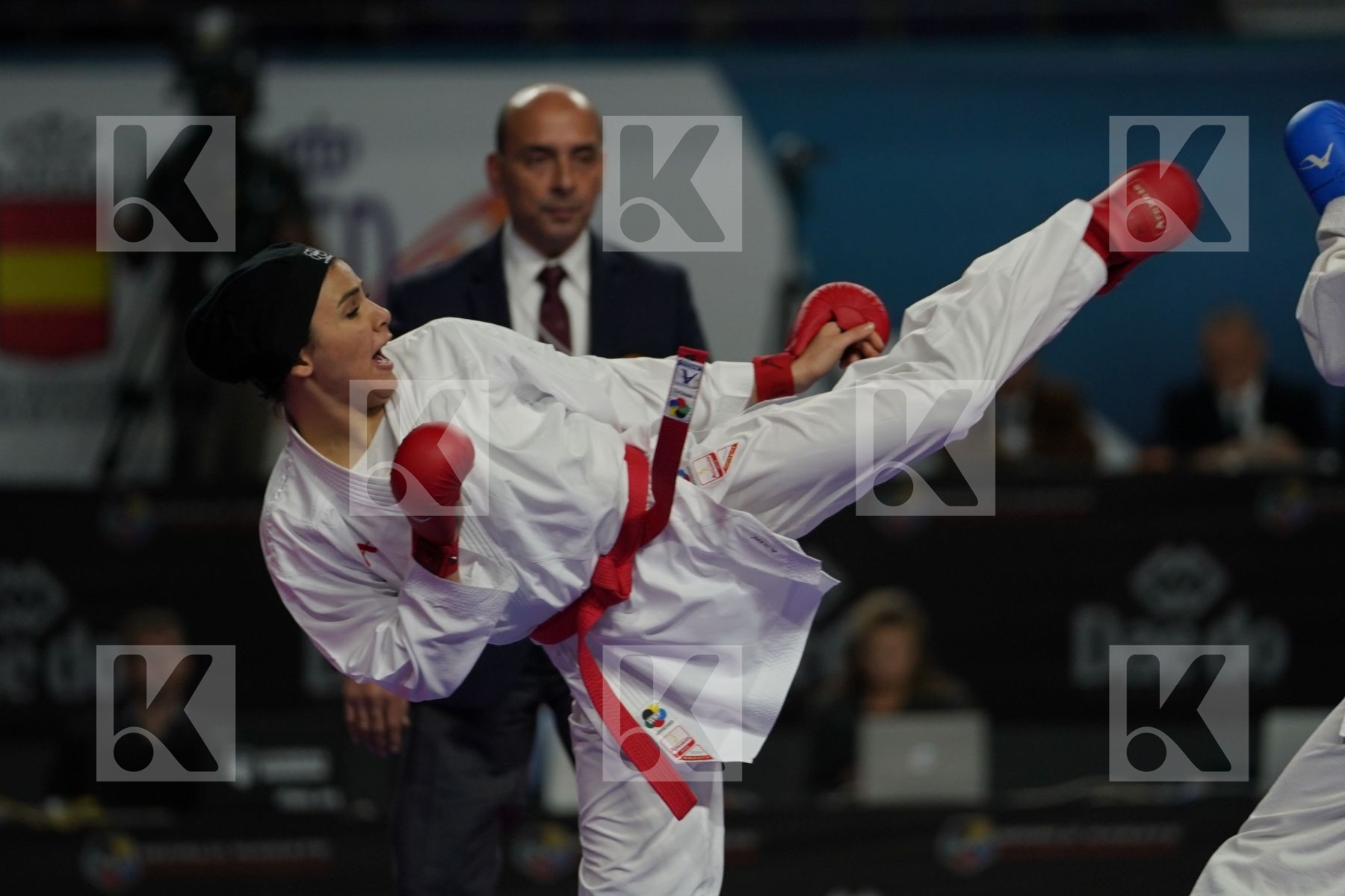 SARA BAHMANYAR (ISLAMIC REPUBLIC OF IRAN) vs TATIANA RYBALCHENKO (RUSSIAN FEDERATION) in Senior Kumite -50 Kg - Bronze bout