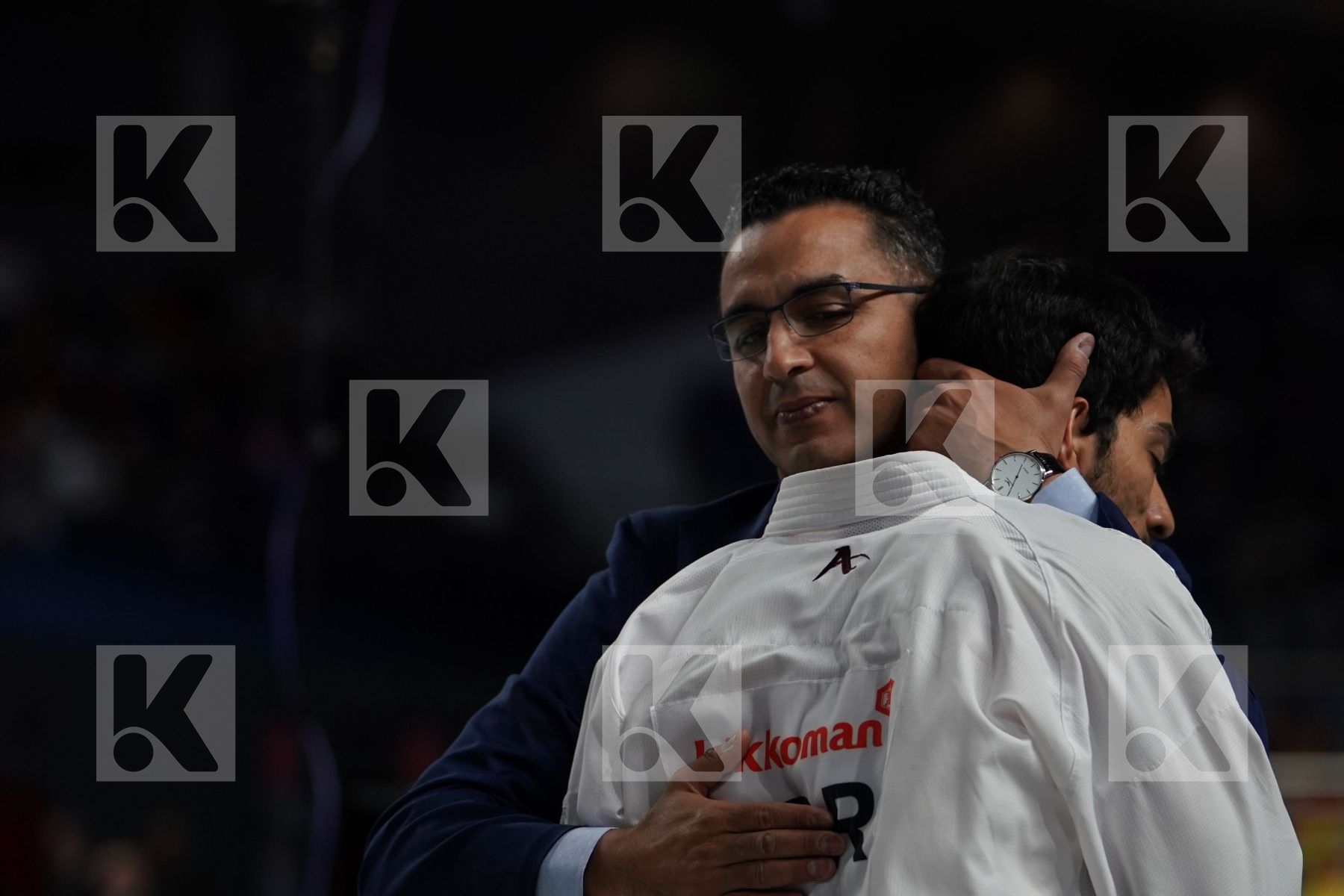 ABDEL RAHMAN ALMASATFA (JORDAN) vs CAMILO VELOZO (CHILE) in Senior Kumite -67 Kg - Bronze bout